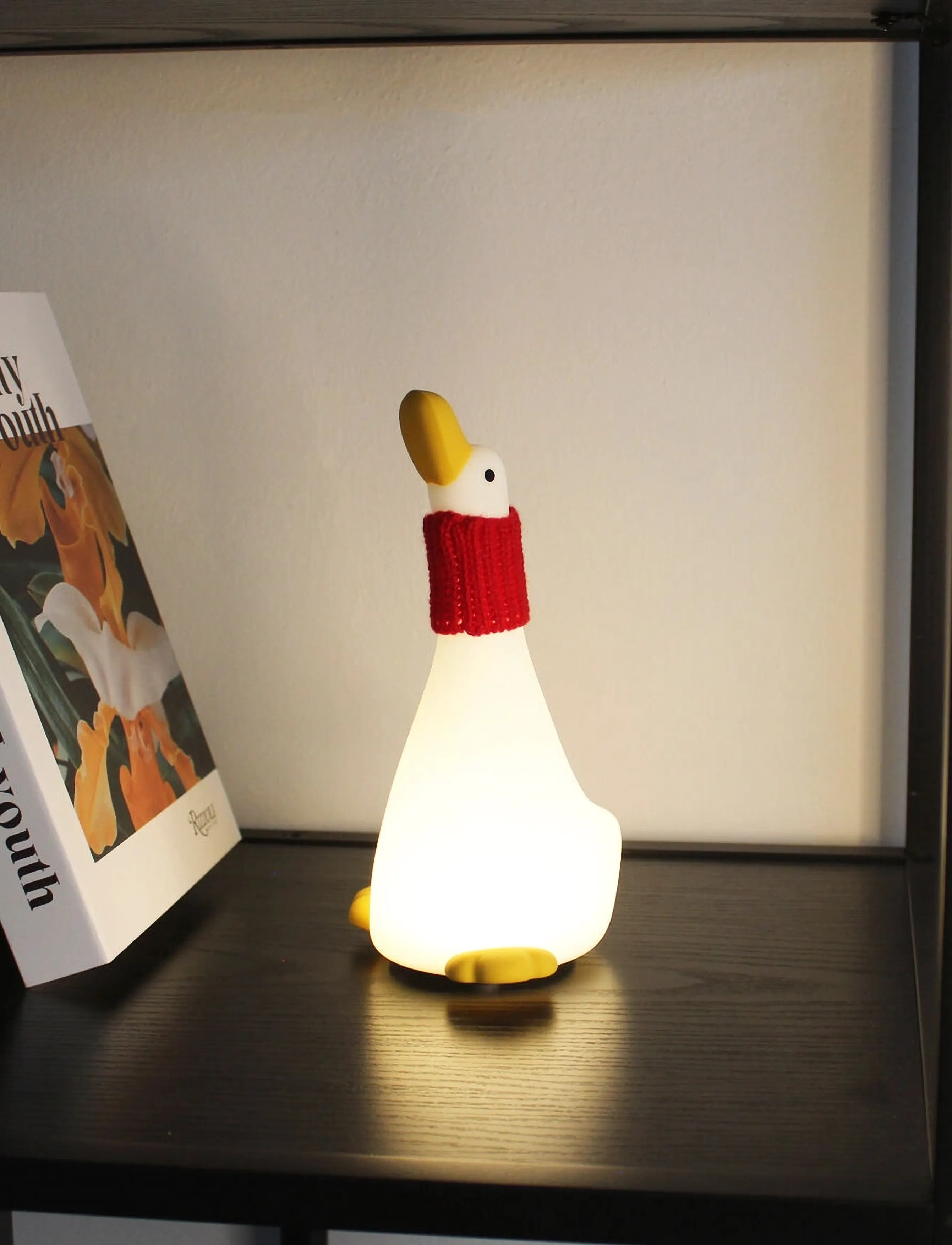 Winkee Bordlampe Night Light Goose Snuggle, H10 cm, Lighting, Weiß - Lamps, Kinder