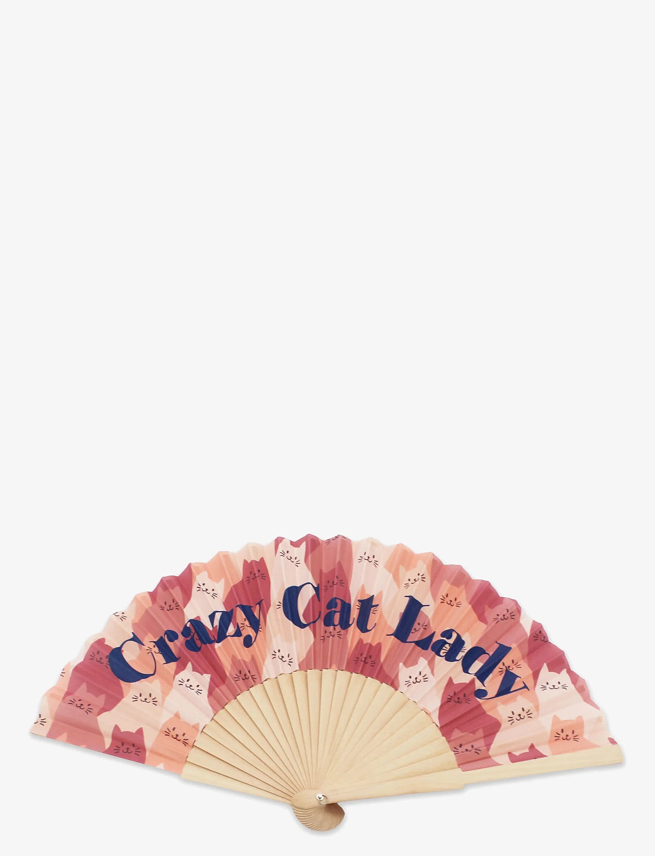 Winkee - Folding Hand Fan Crazy Cat Lady - Õhupuhastid - crazy cat lady - 1