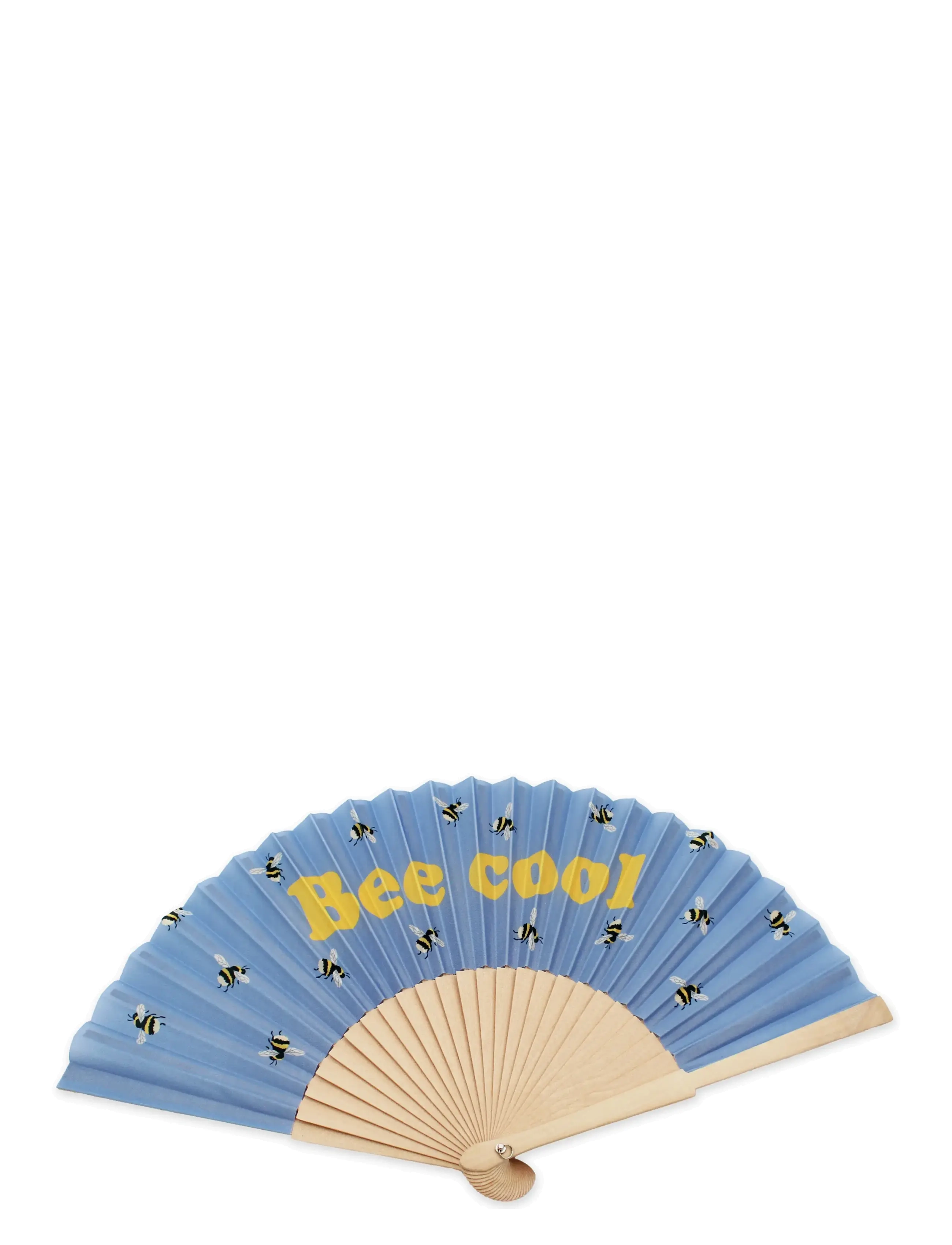 Winkee Folding Hand Fan Bee cool - Interior - BEE COOL / blue