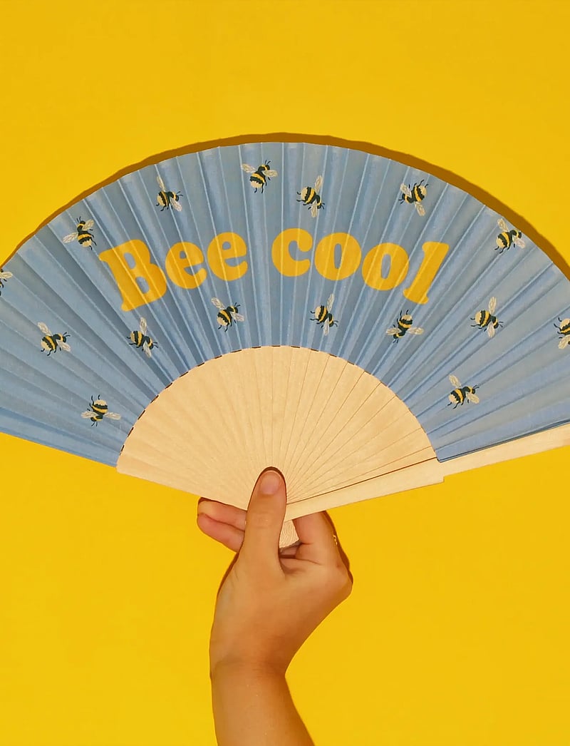 Winkee - Folding Hand Fan Bee cool - Õhupuhastid - bee cool - 0