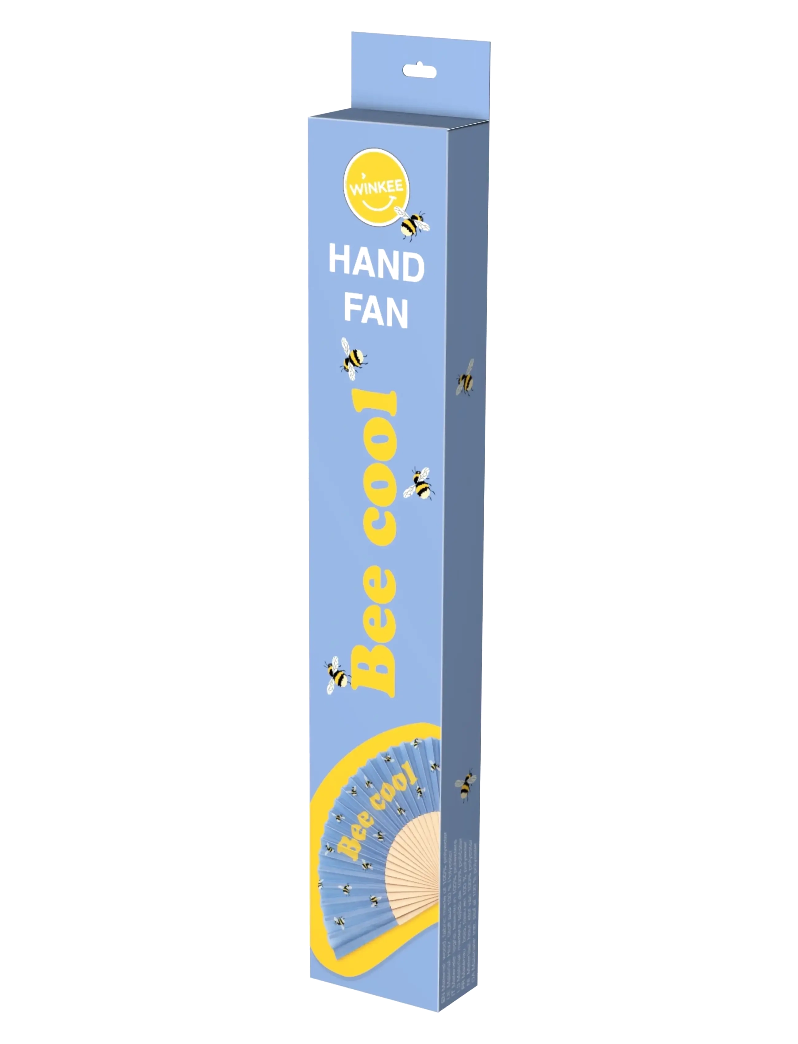 Winkee - Folding Hand Fan Bee cool - Õhupuhastid - bee cool - 4