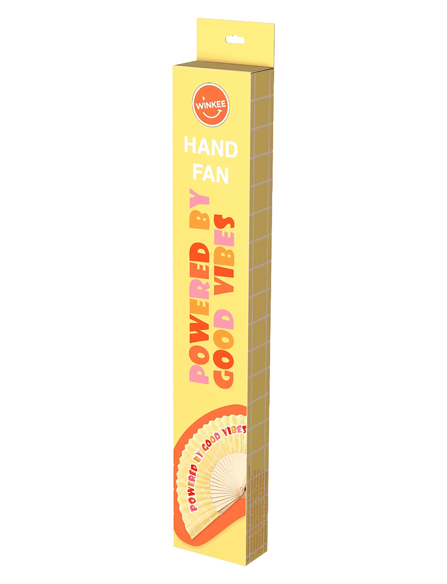 Winkee - Folding Hand Fan Powered by good vibes - powered by good vibes - 4