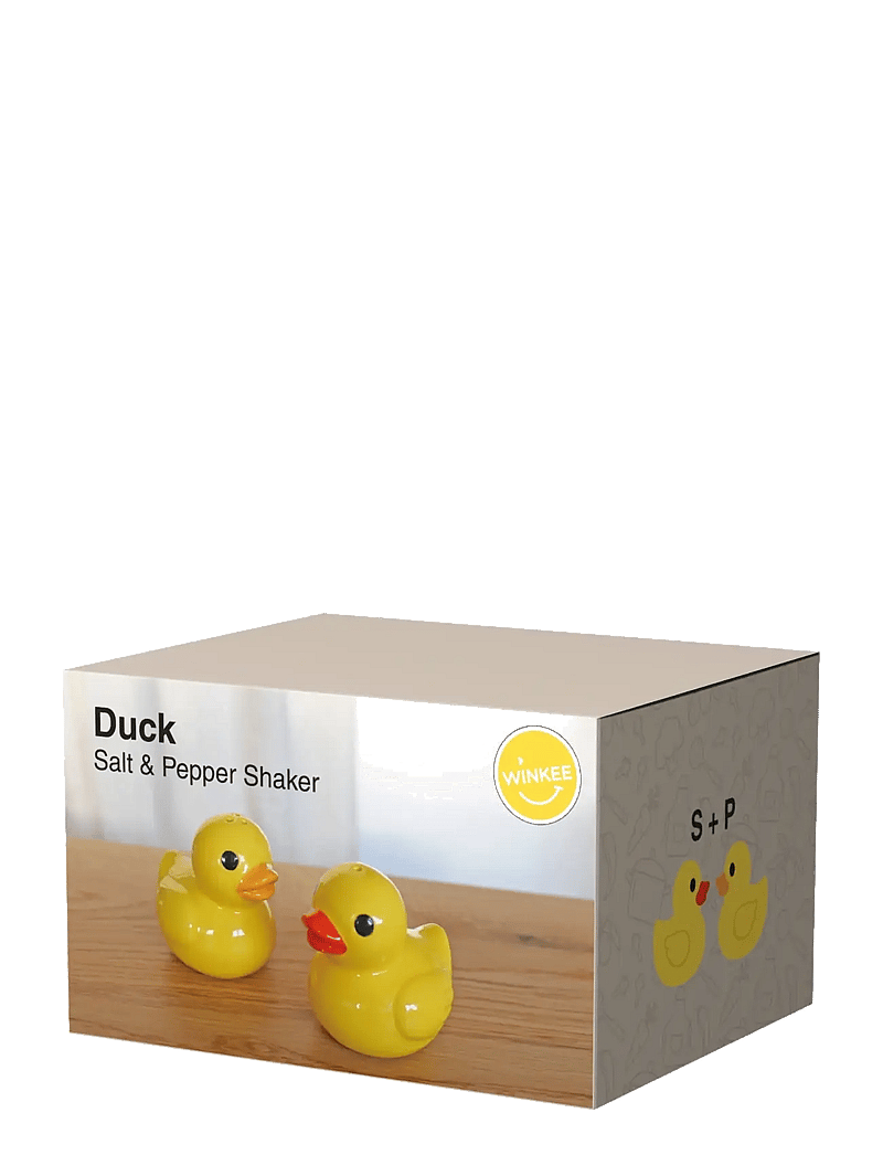 Winkee - Duck Salt and Pepper Shakers - soola- ja pipraveskid - yellow - 2