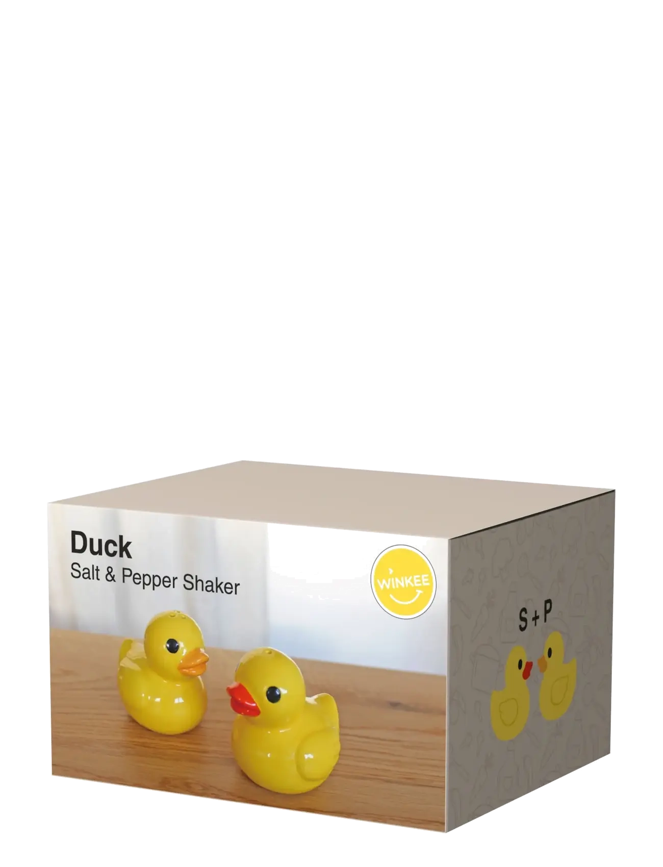 Winkee - Duck Salt and Pepper Shakers - salt & pepper grinders - yellow - 2