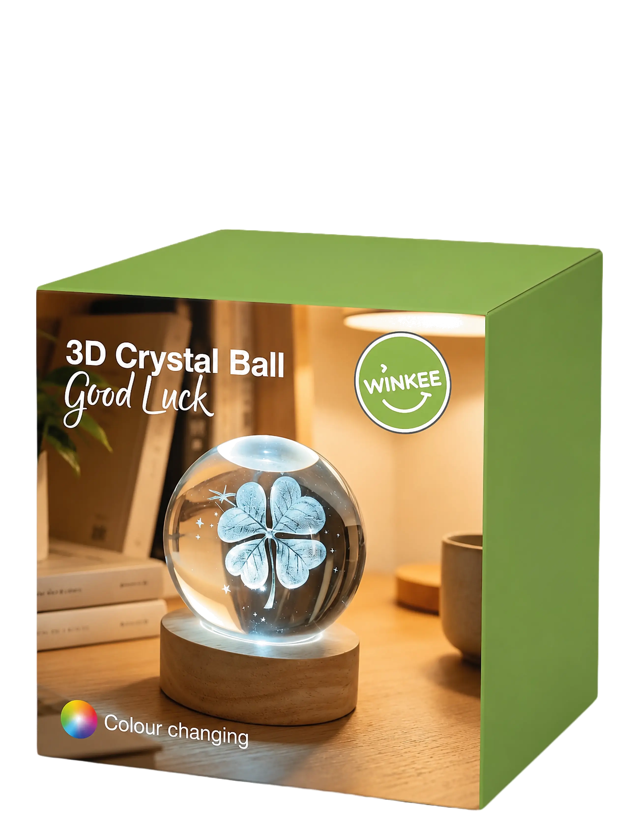 Winkee 3D Crystal Ball Shamrock - Cadeaux amusants - MULTI-COLOURED / multi