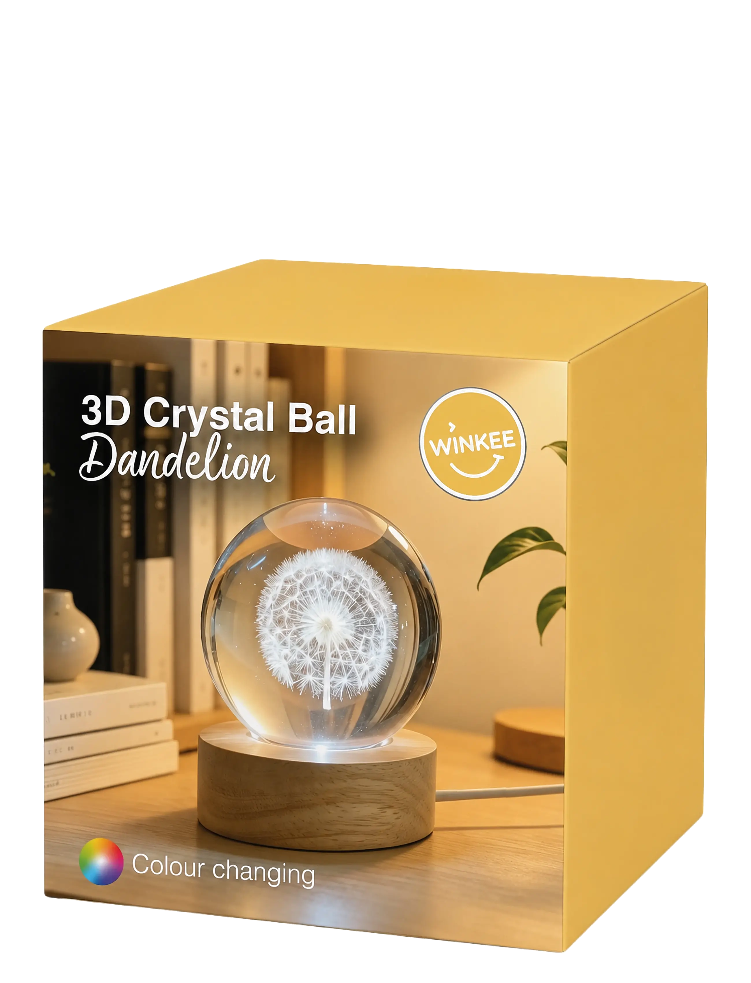 Winkee 3D Crystal Ball Dandelion - Cadeaux amusants - MULTI-COLOURED / multi