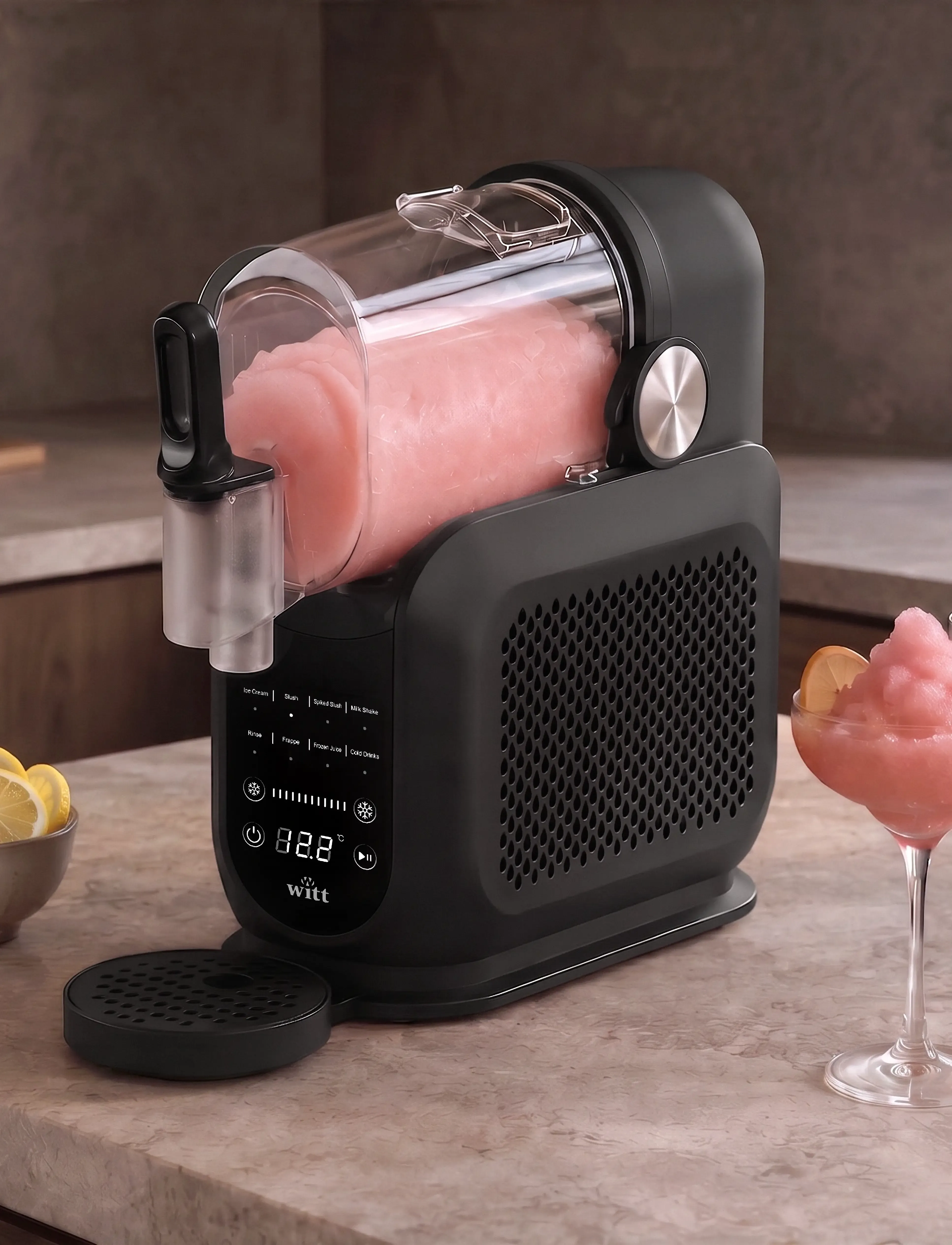 Witt Premium Element Slush- & Softice Maker, 1.8 L, Kitchen Appliances, Schwarz - Mixers Blenders, Homeware