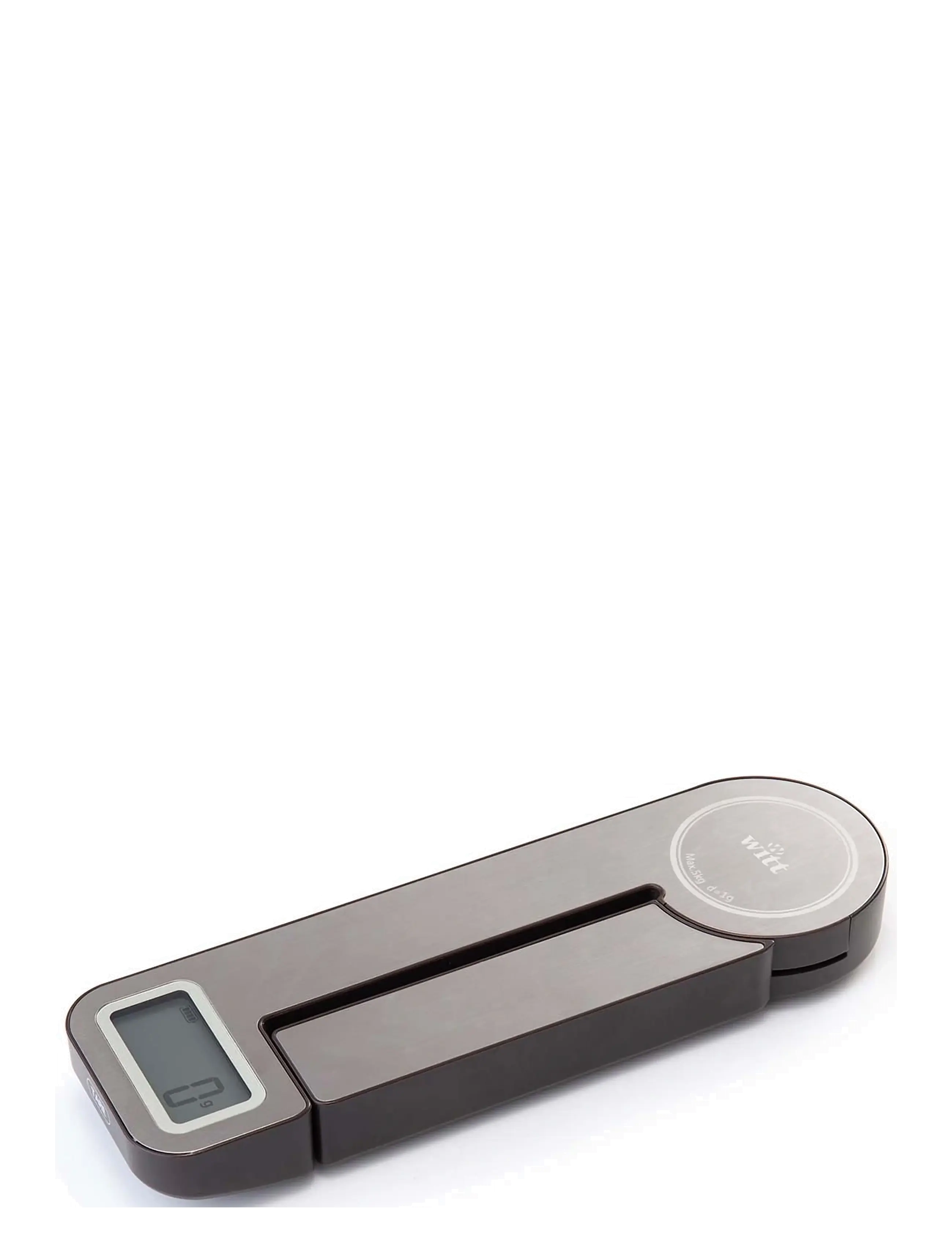 Witt Witt Premium Kitchen Scale Foldable - Visa allt - BRUSHED STEEL / grey