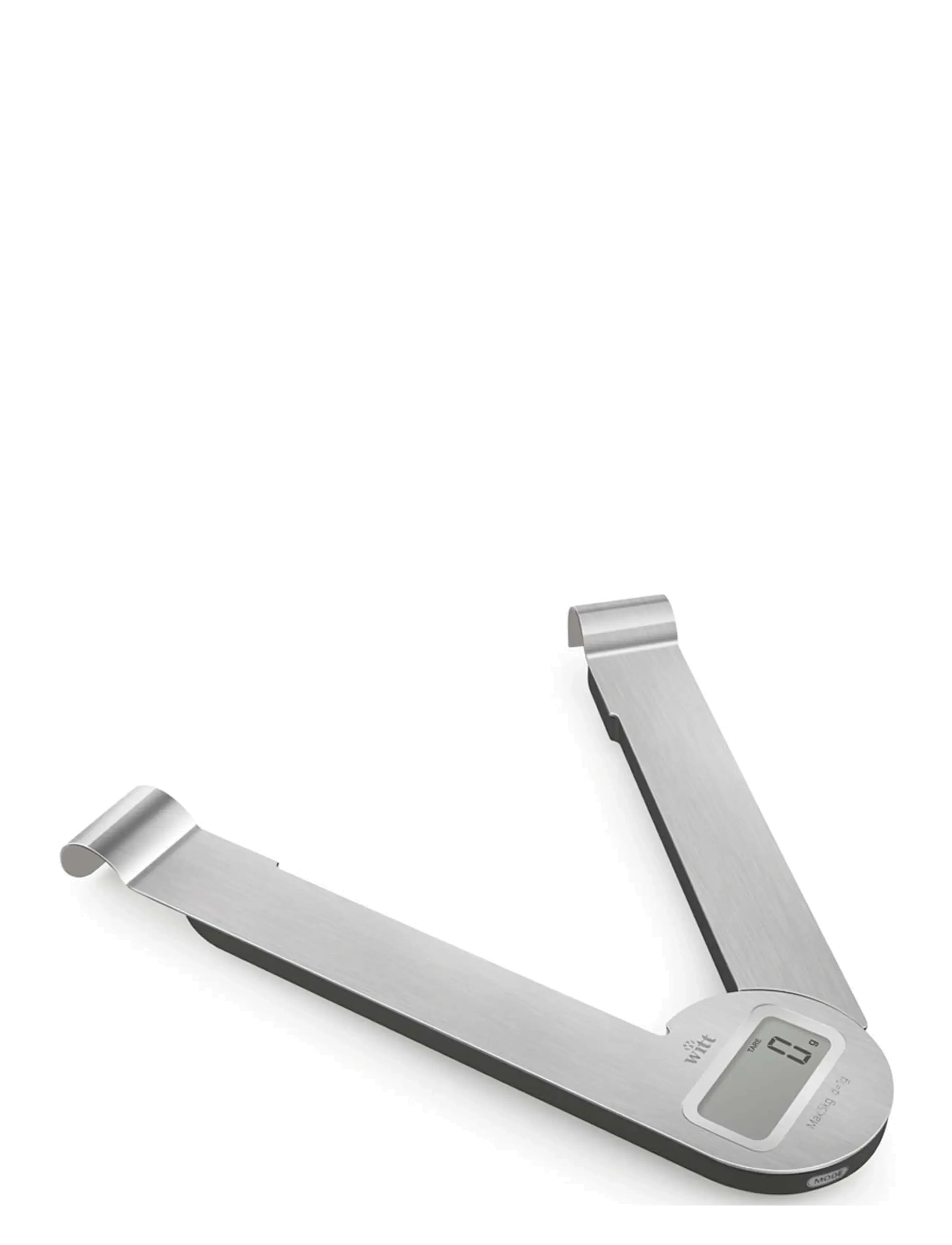 Witt Classic Kitchen Scale Foldable - BRUSHED STEEL