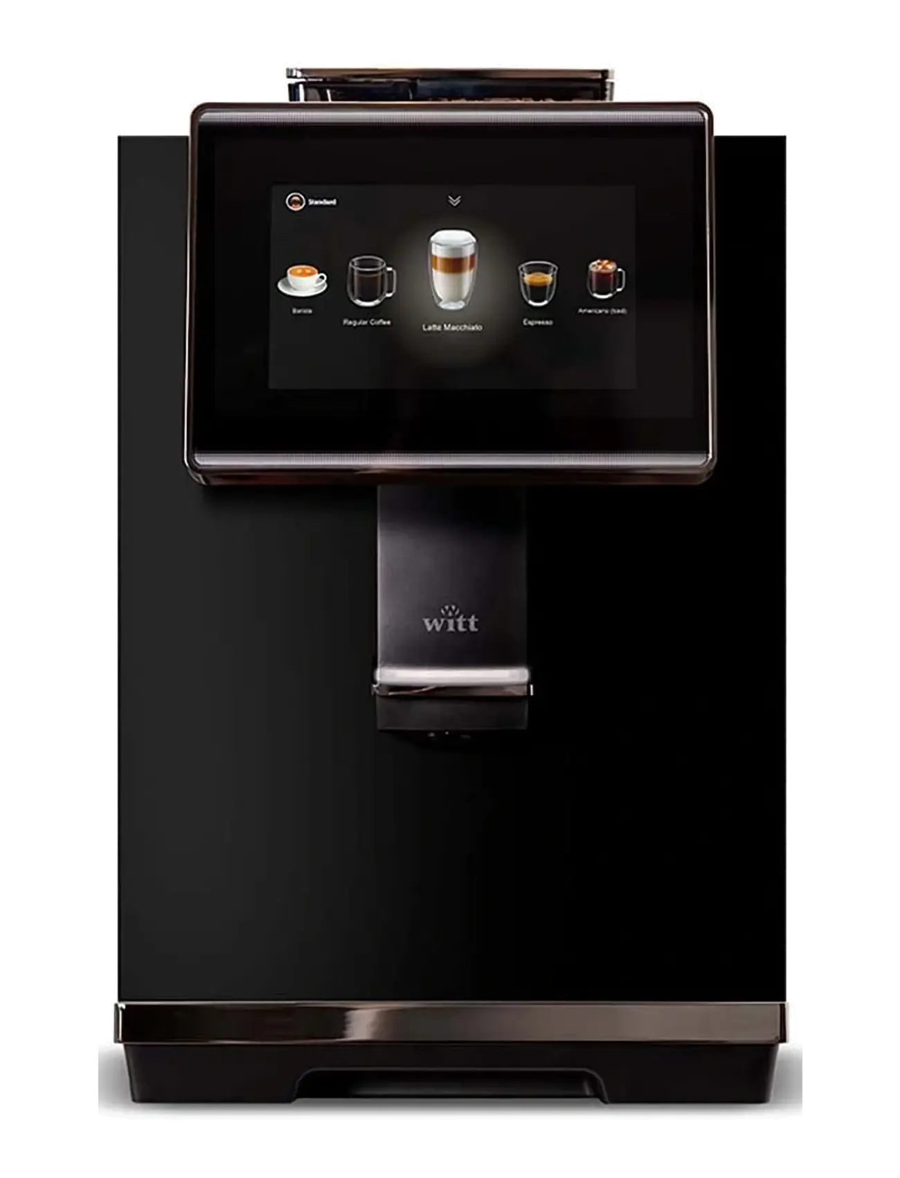 Witt Premium Espresso Machine, 19 BAR, Coffee Makers, Schwarz - Machines, Homeware