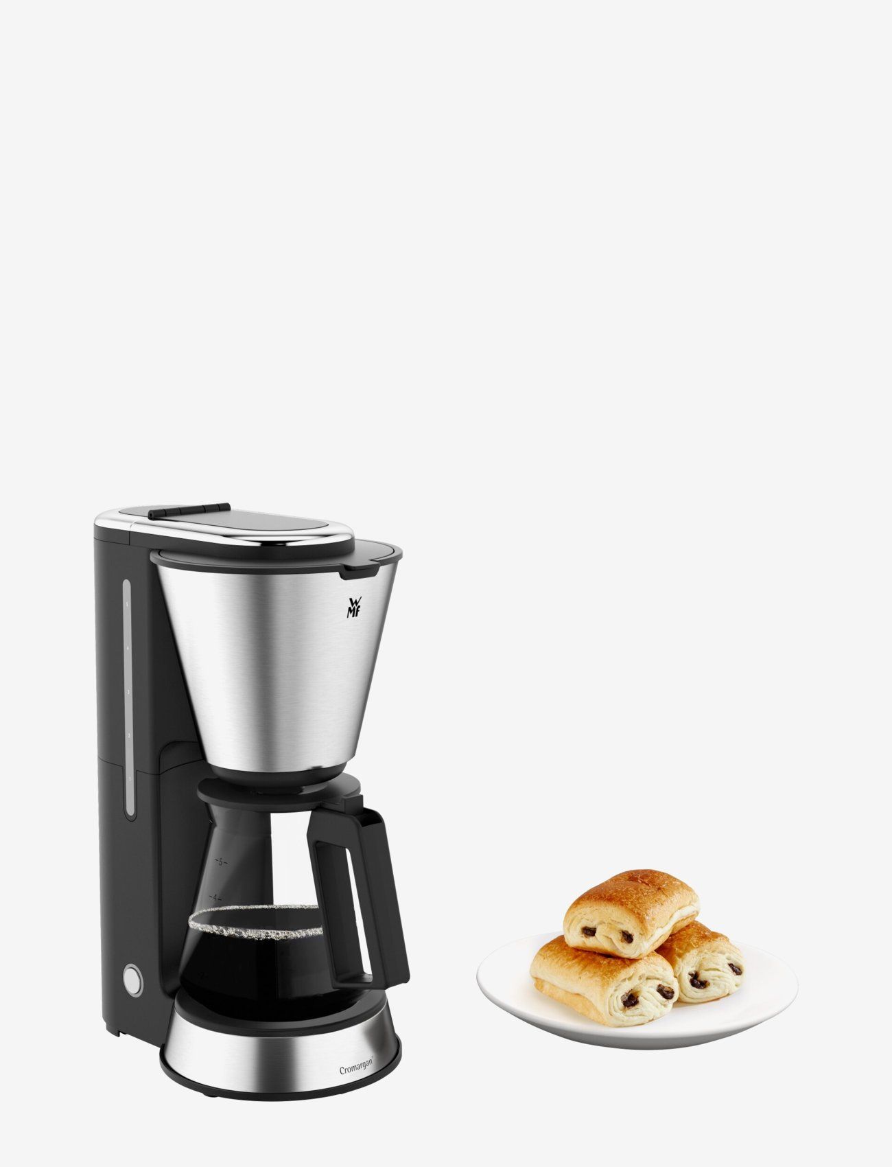 WMF - KitchenMinis coffee maker glass - die kaffeepresse - cromargan, black - 1
