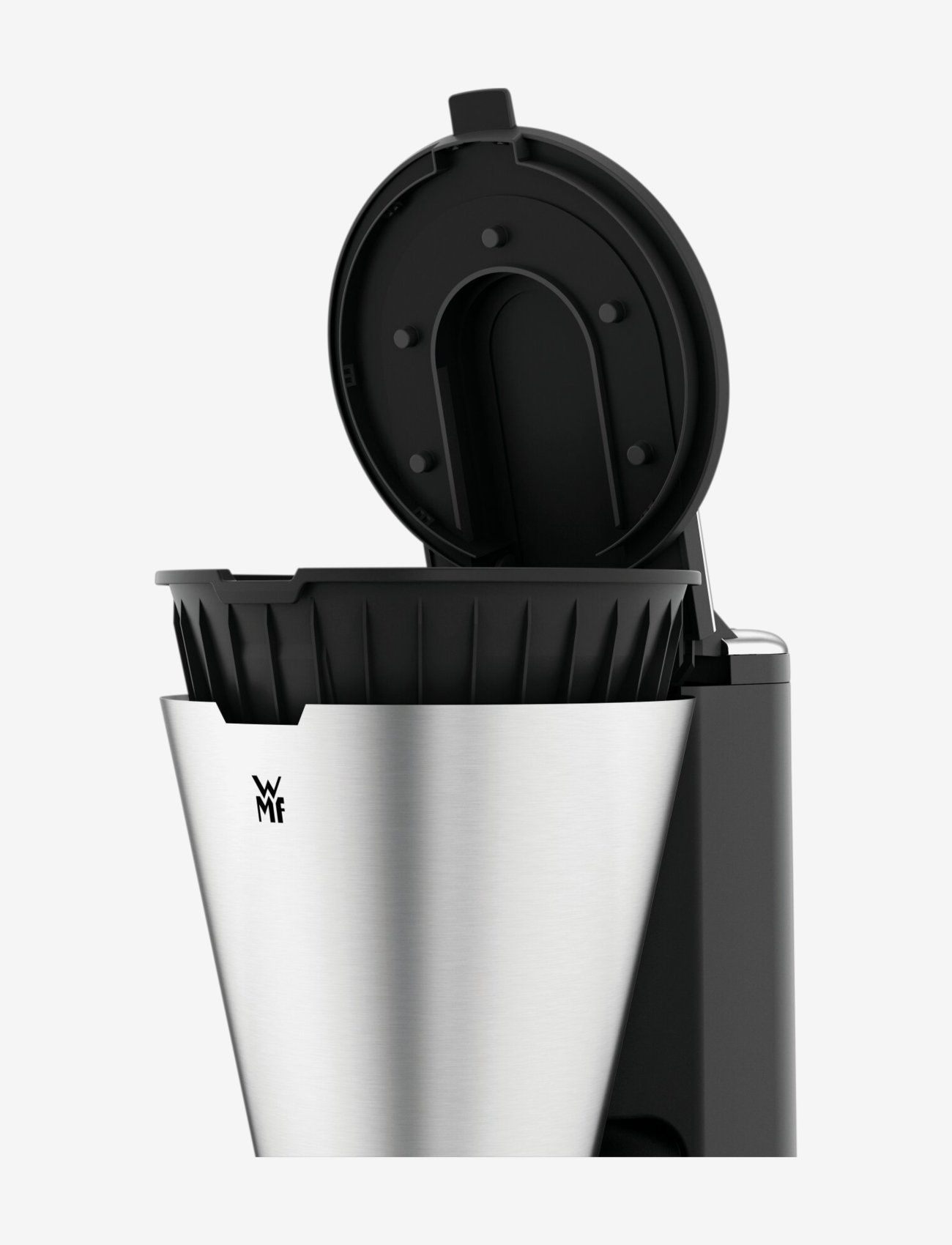 WMF - KitchenMinis coffee maker glass - die kaffeepresse - cromargan, black - 2