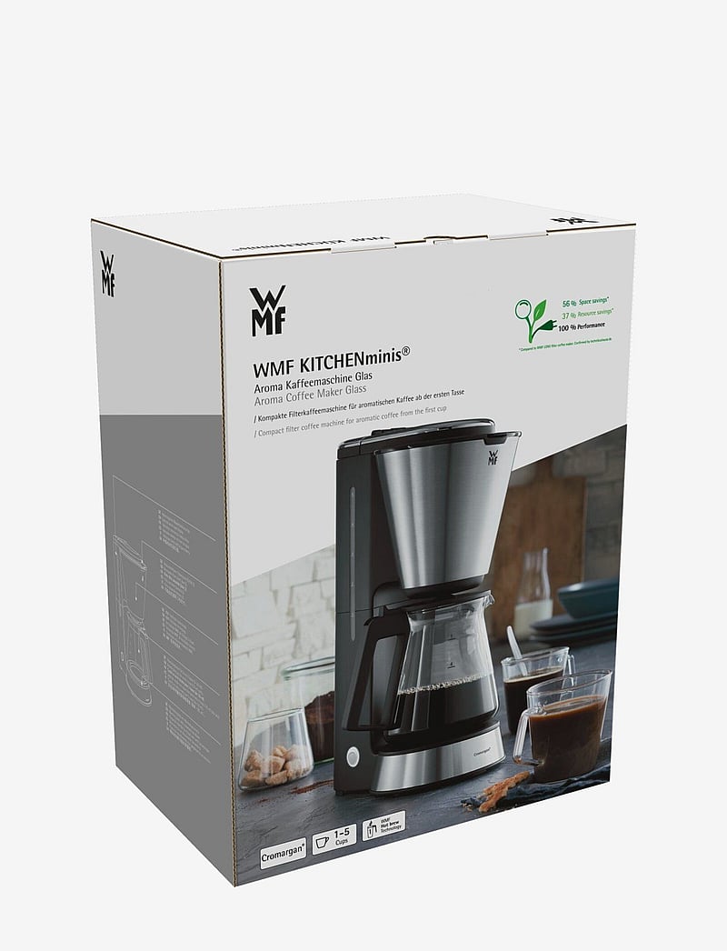 WMF - KitchenMinis coffee maker glass - die kaffeepresse - cromargan, black - 3