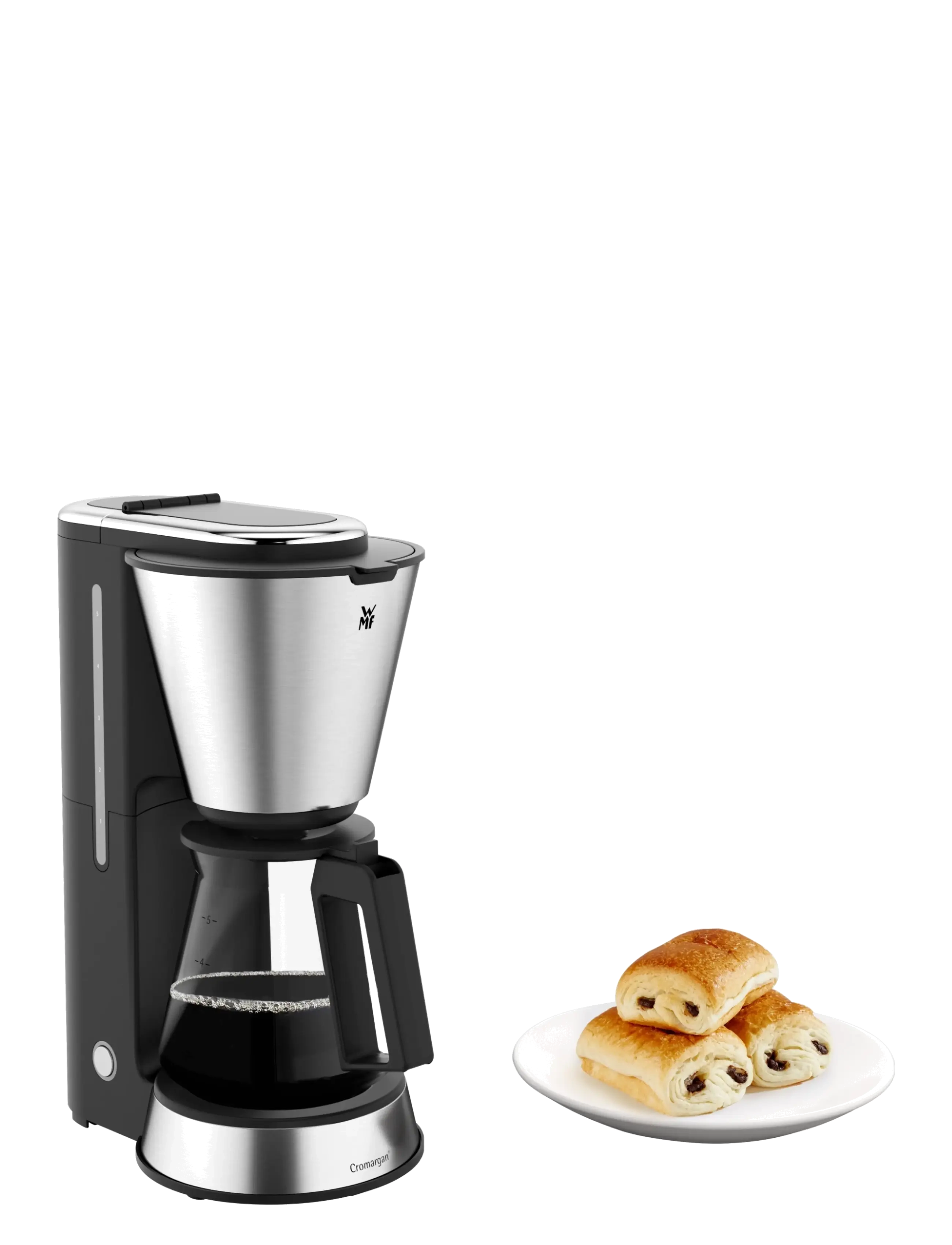 WMF - KitchenMinis coffee maker glass - die kaffeepresse - cromargan, black - 3