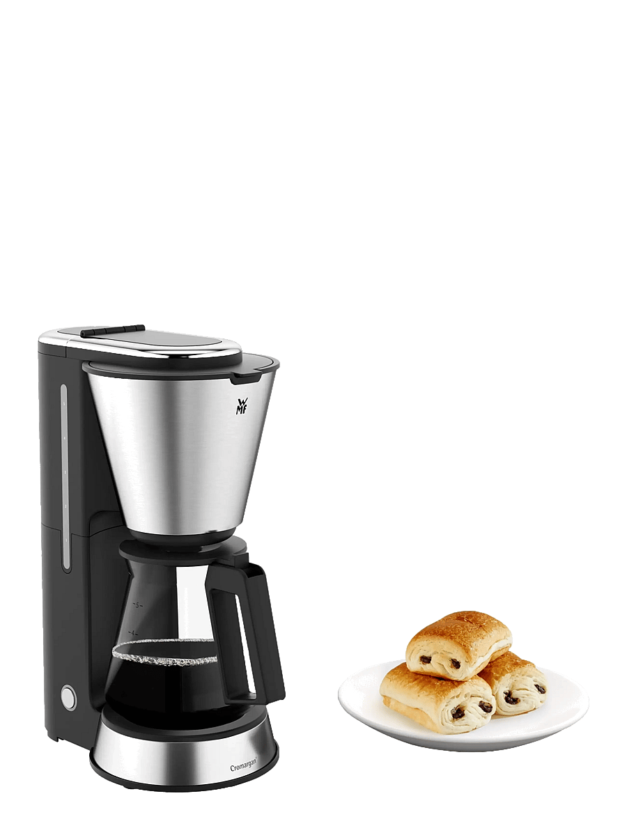 WMF - KitchenMinis coffee maker glass - die kaffeepresse - cromargan, black - 3
