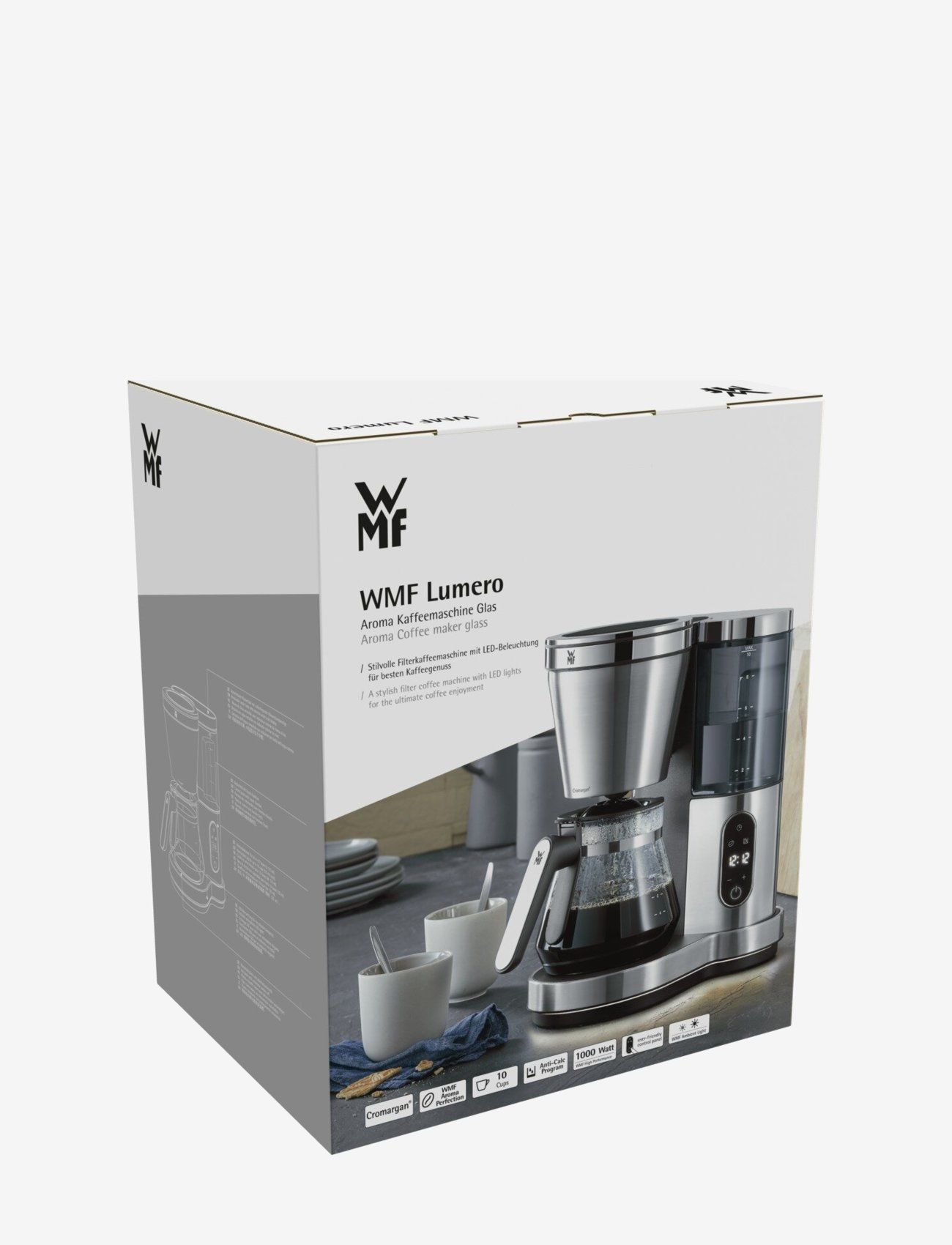 WMF - Lumero kaffemaskine Glas - cromargan - 2