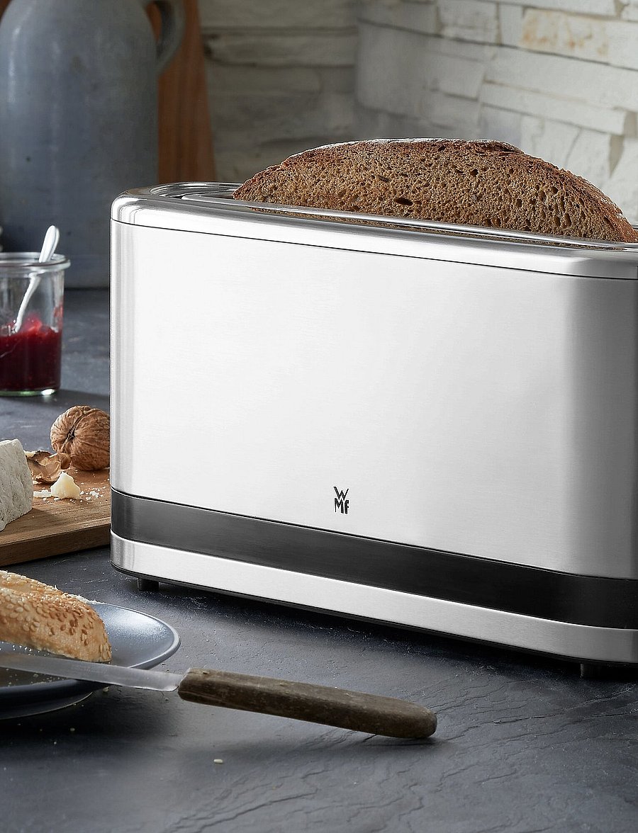 WMF - KitchenMinis toaster long slot - cromargan - 0
