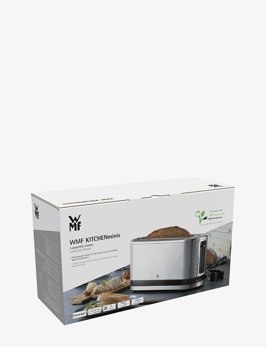 WMF - KitchenMinis toaster long slot, 900W - toasters - cromargan - 5