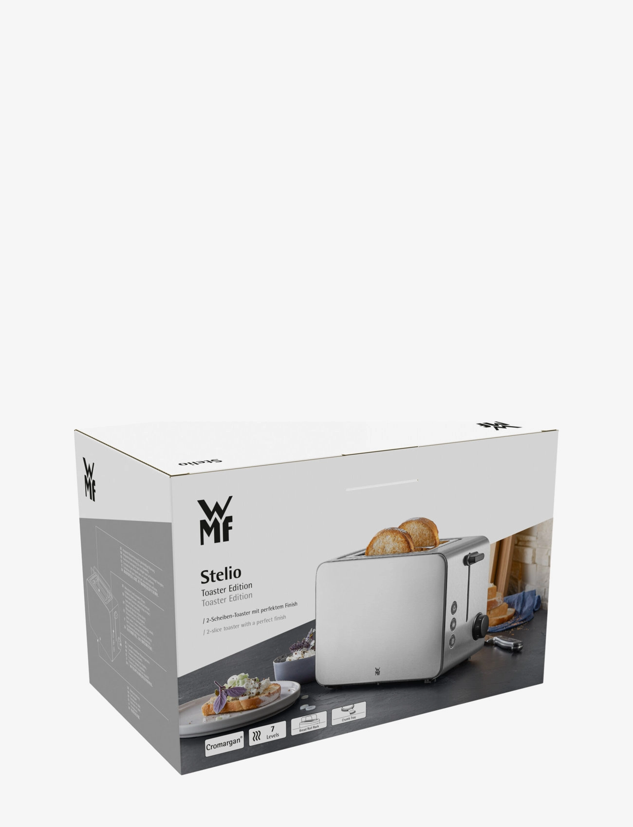 WMF - Stelio Edition toaster, 2 slot - toasters - cromargan - 3