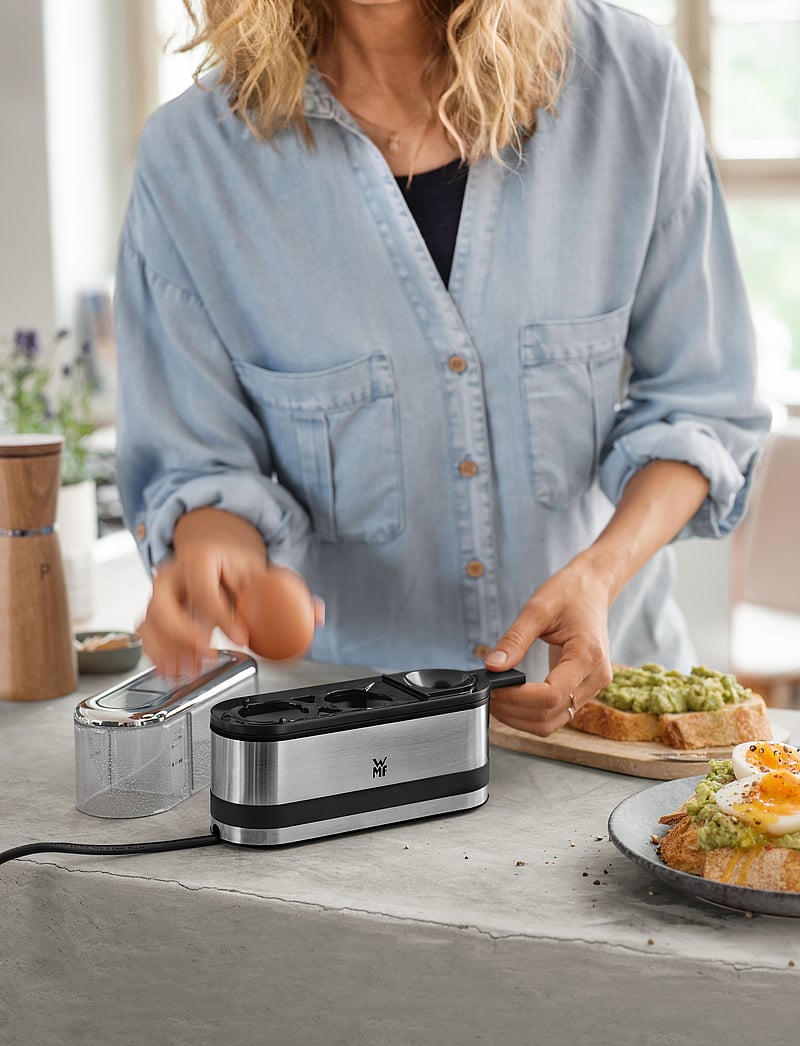 WMF - KitchenMinis egg boiler, 2 pcs., 250W - cromargan - 5