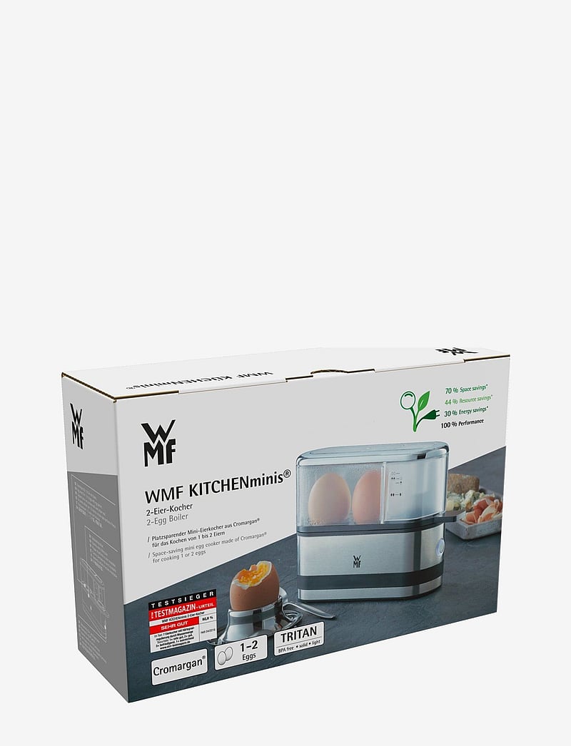 WMF - KitchenMinis egg boiler, 2 pcs., 250W - cromargan - 2