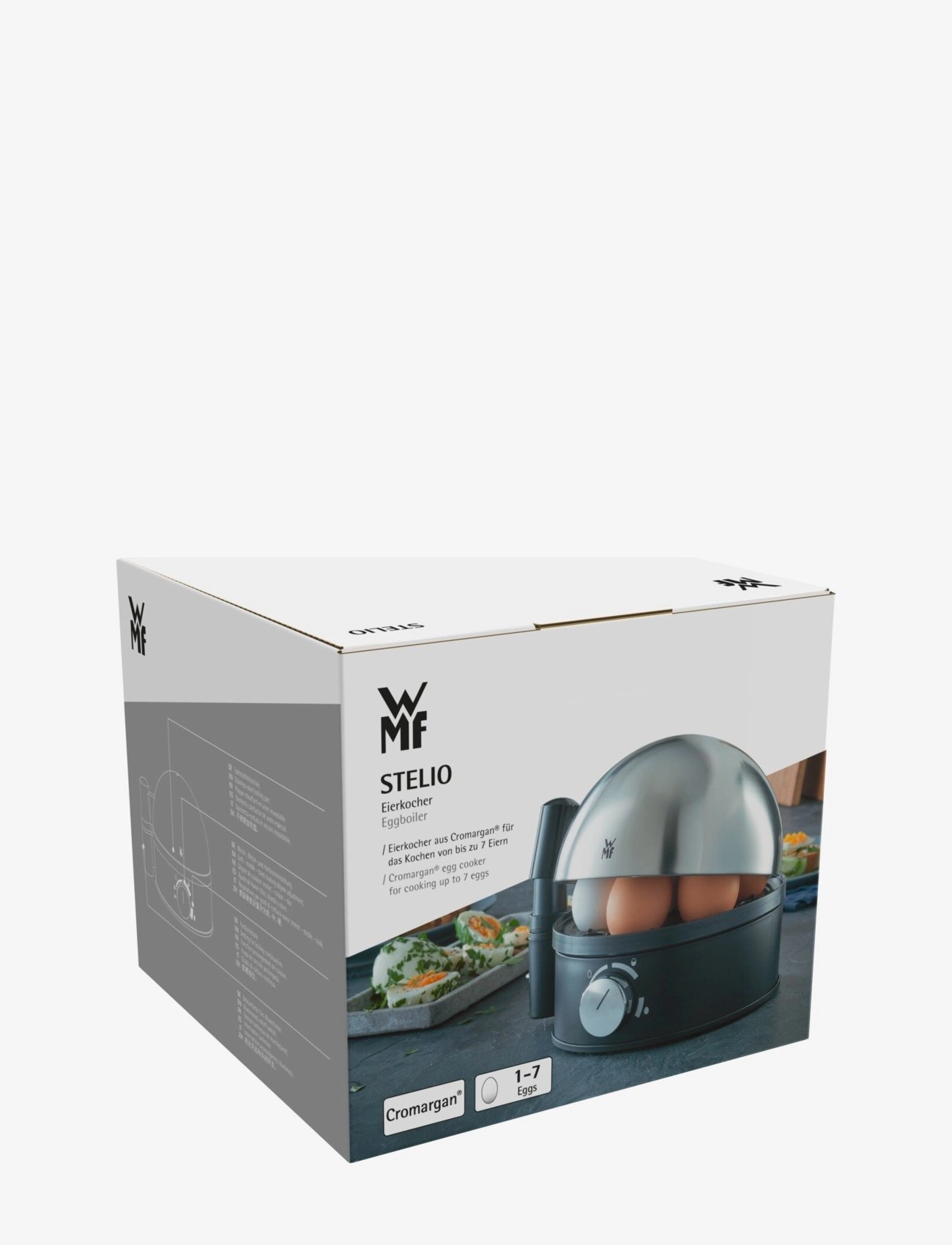 WMF - Stelio egg boiler, 7 pcs. - cromargan, black - 2