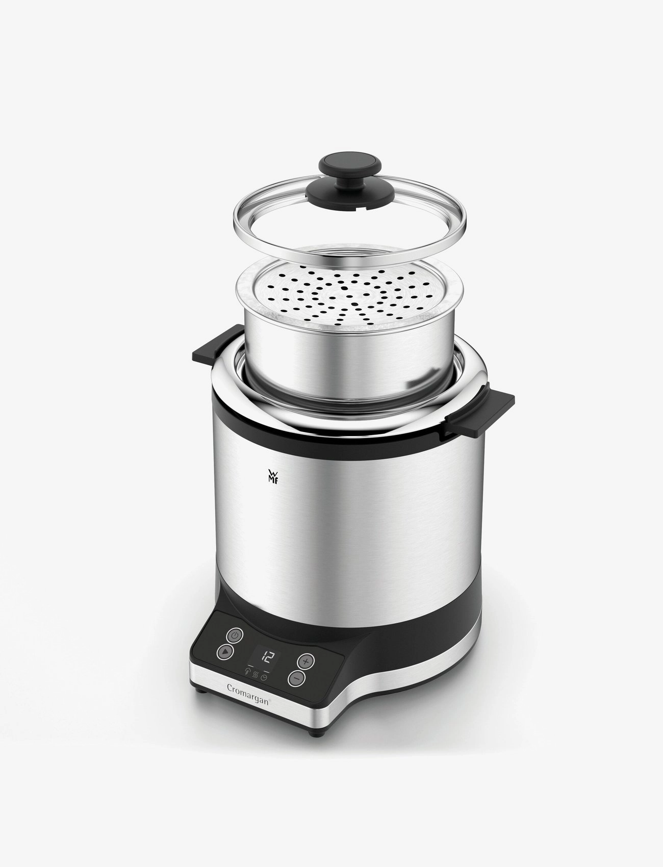 WMF - KitchenMinis rice cooker w. to-go lunch box - cromargan - 1