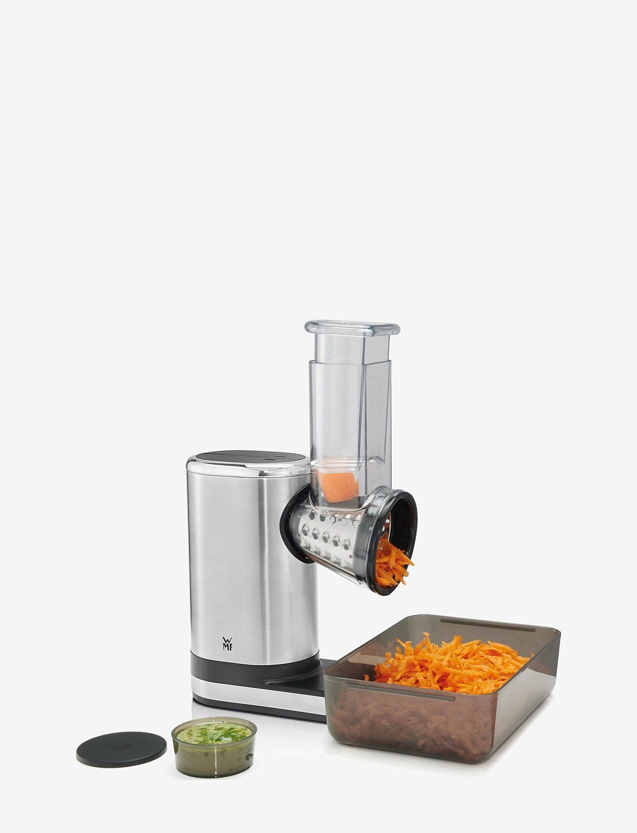 WMF - KitchenMinis shredder salad w. 5 inserts and to-go lunch box - cromargan - 1