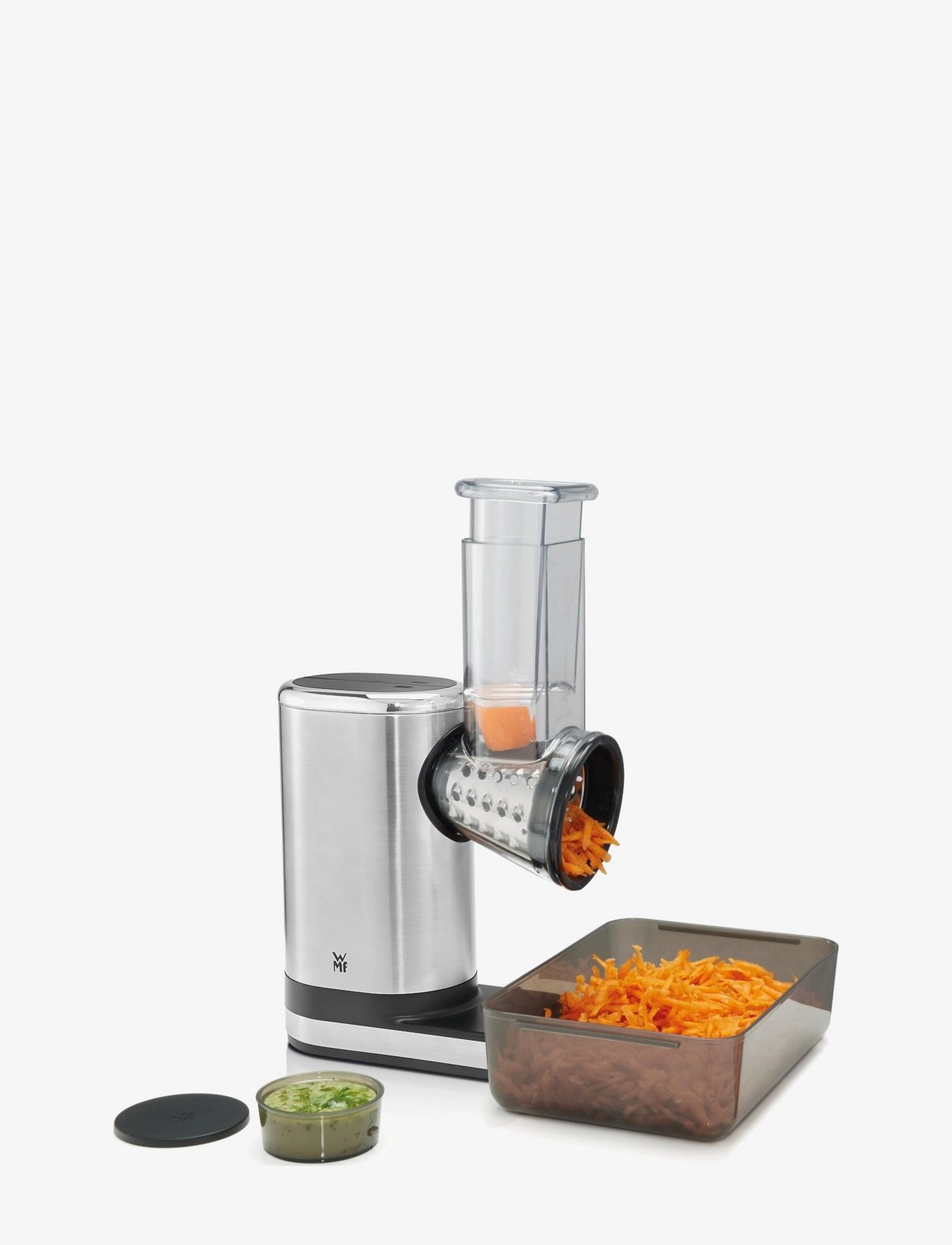 WMF - KitchenMinis shredder salad w. 5 inserts and to-go lunch box - cromargan - 1