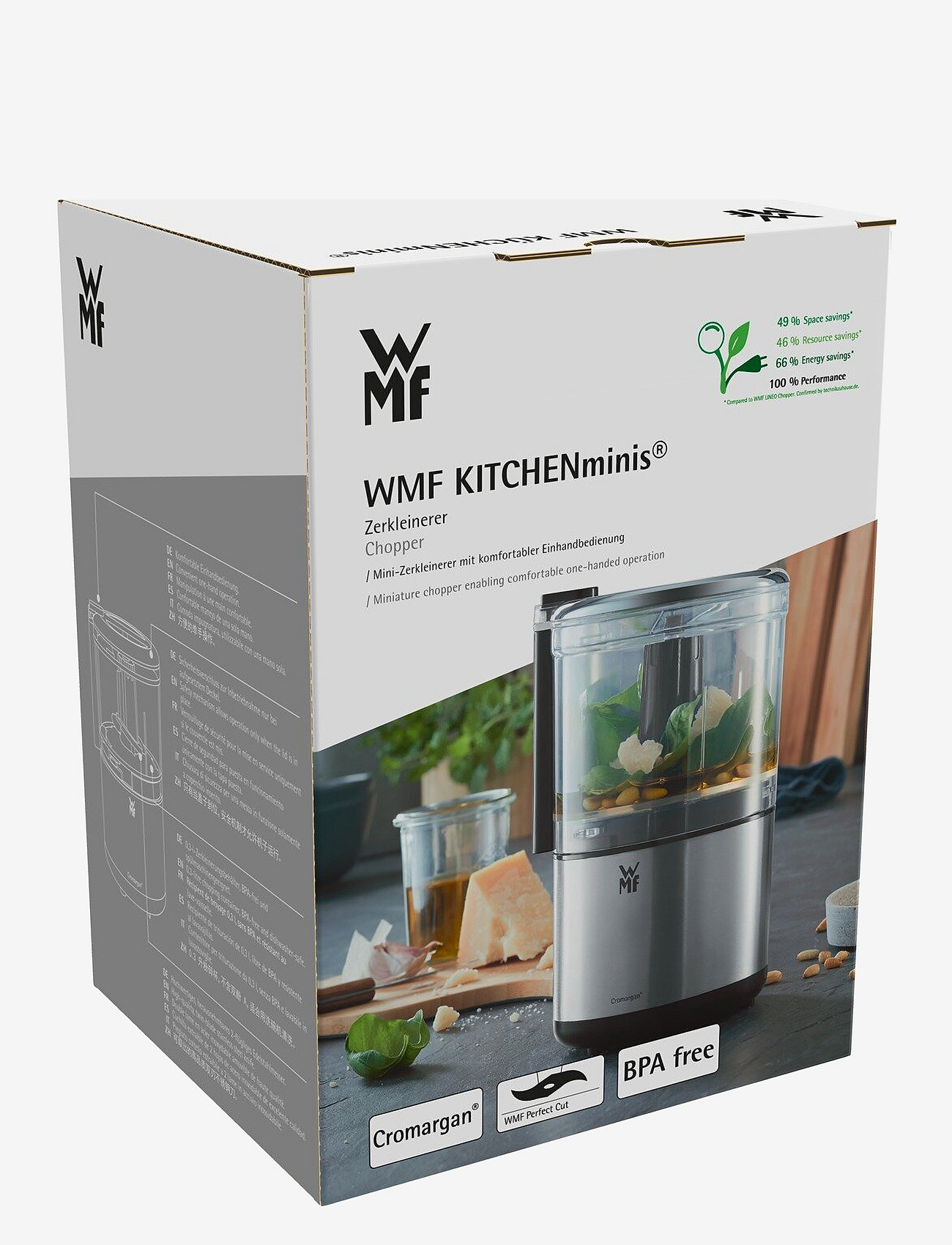 WMF - KitchenMinis chopper, 0,3 l. - cromargan - 3