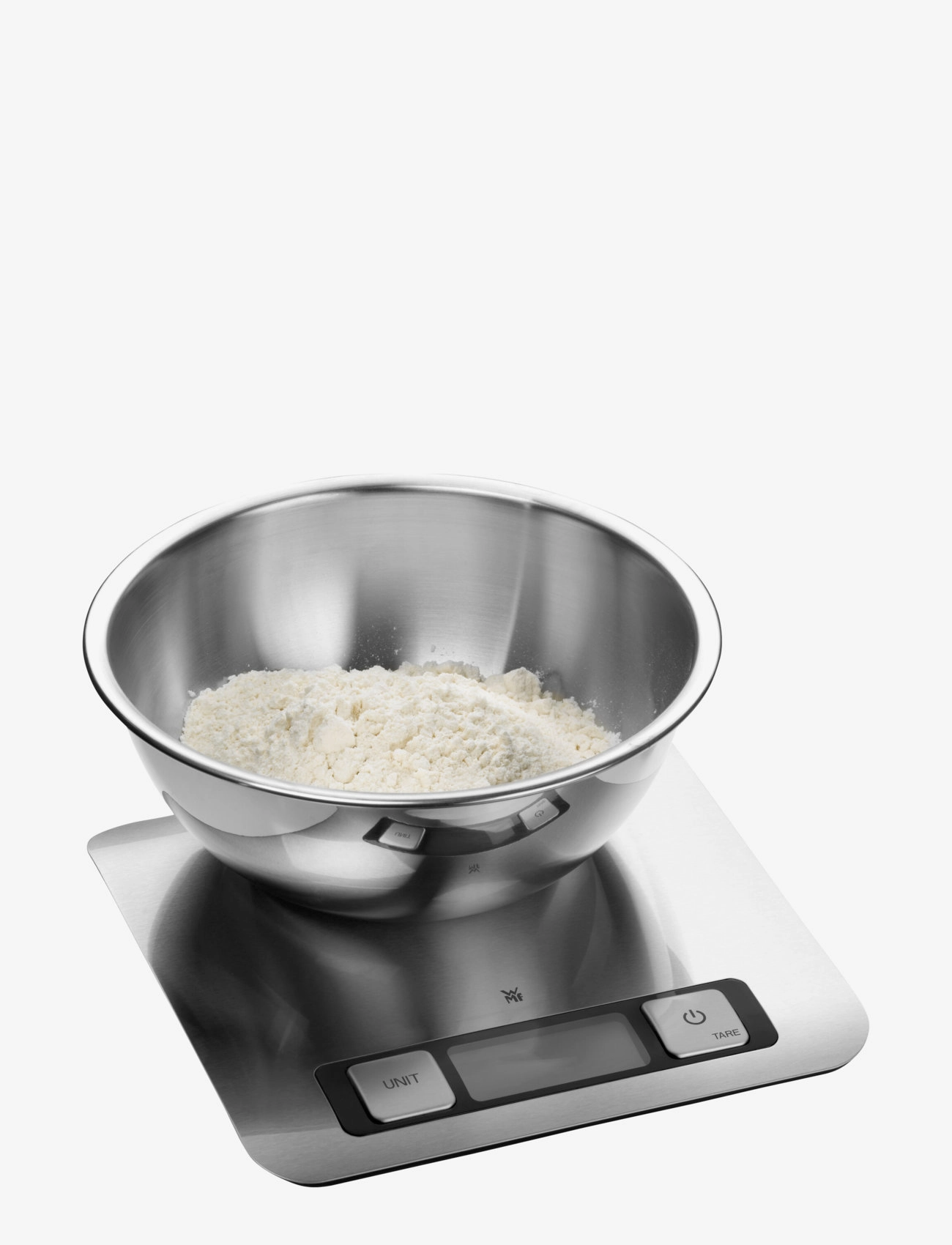 WMF - Kitchen scale digital 20x20 cm, 1 g/5 kg, stainless steel - cromargan - 1
