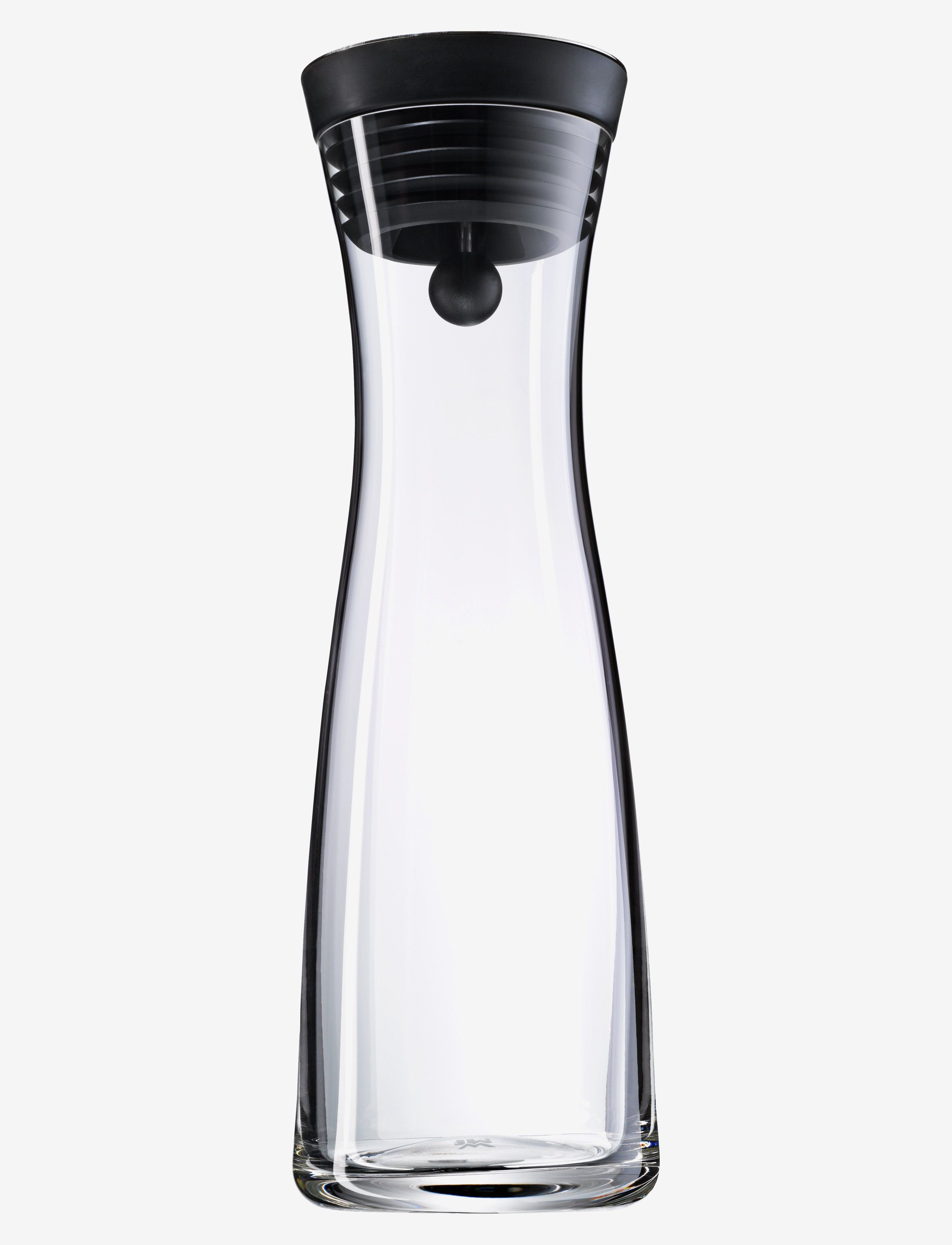 Basic water decanter 1,0 l., stainless steel top - GLASS
