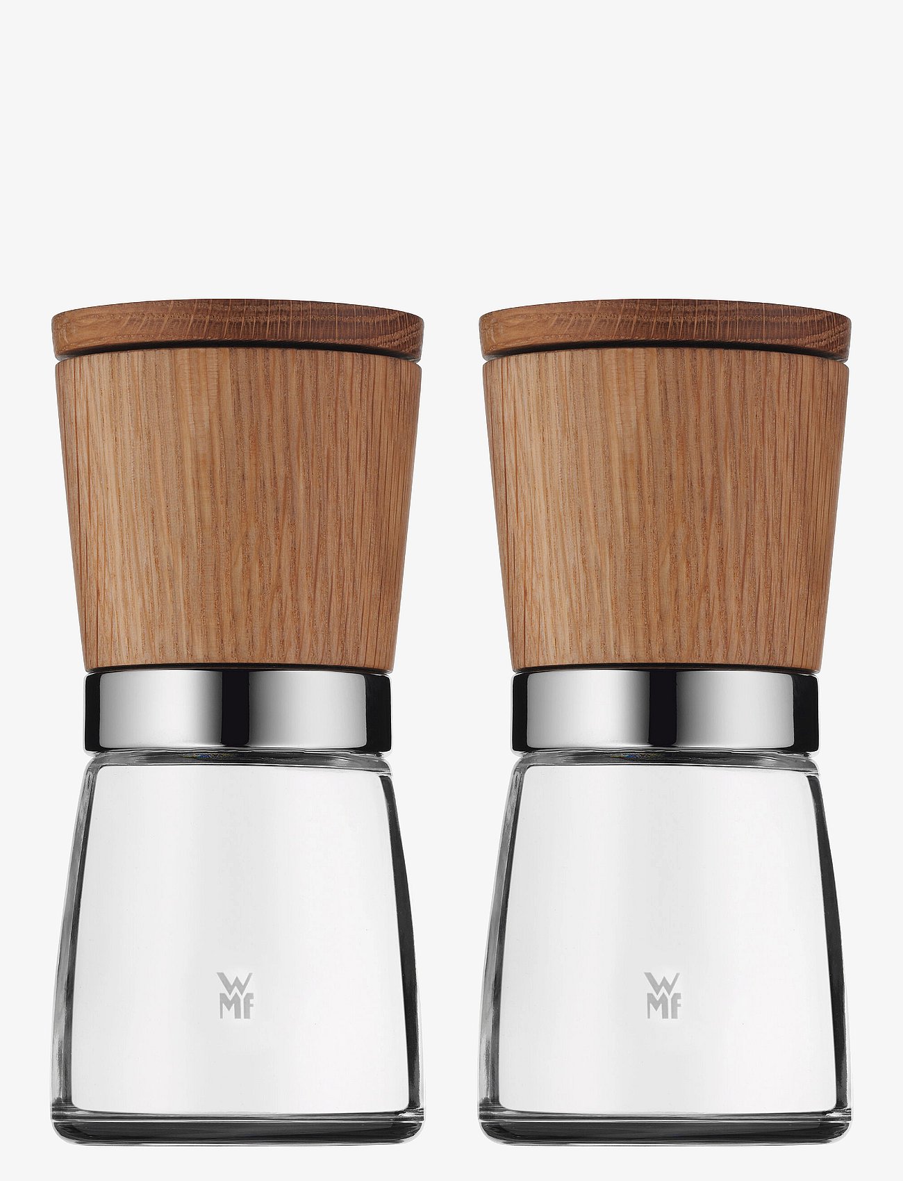 Ceramill Nature spice mills 2 pcs. set, oak, height 13,5 cm - CROMARGAN