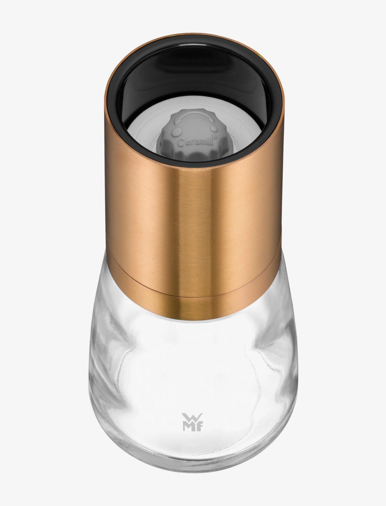 WMF - Ceramill spice mills 2 pcs. set, copper, height 14 cm - copper/glass - 1