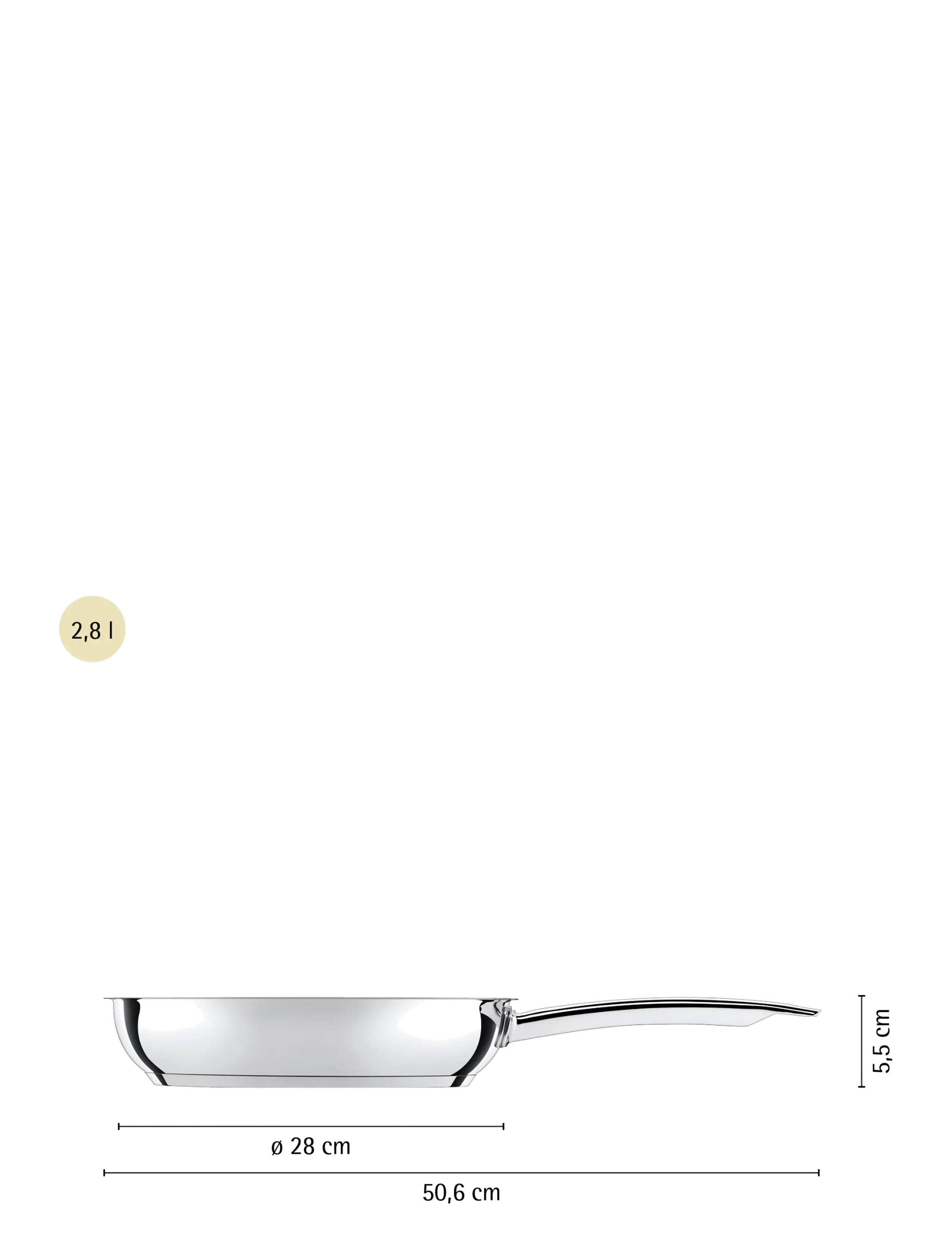 WMF - Durado Stegepande 28 cm - stegepander - cromargan - 3