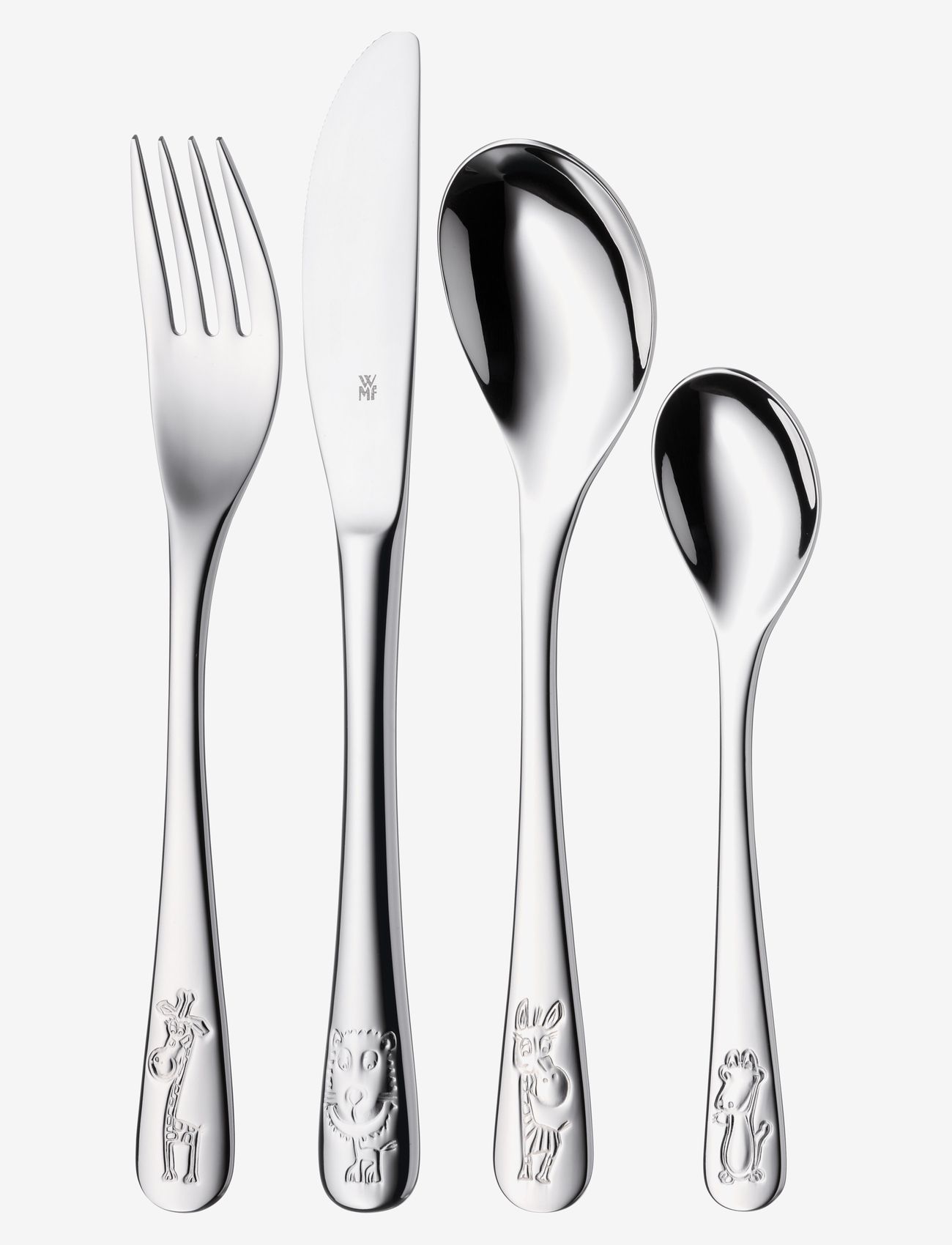 vergroting aanval vermoeidheid WMF Safari 4 Pcs. Kids Cutlery (Cromargan), (33.75 €) | Large selection of outlet-styles | Booztlet.com vergroting aanval vermoeidheid WMF Safari 4 Pcs. Kids Cutlery (Cromargan), (33.75 €) | Large selection of outlet-styles | Booztlet.com