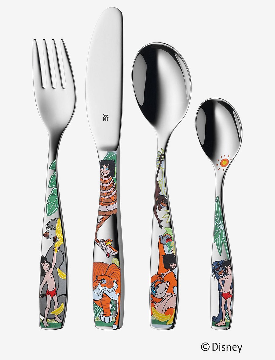 WMF - Jungle Book 4 pcs. Kids Cutlery Disney - cromargan - 0