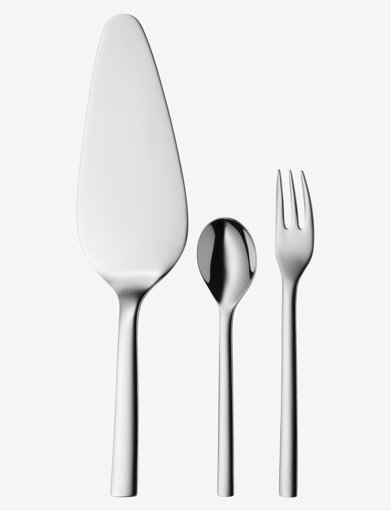 WMF - Nuova Kagesæt, 13 dele (6 skeer, 6 gafler, 1 servering) - kageknive - cromargan - 0