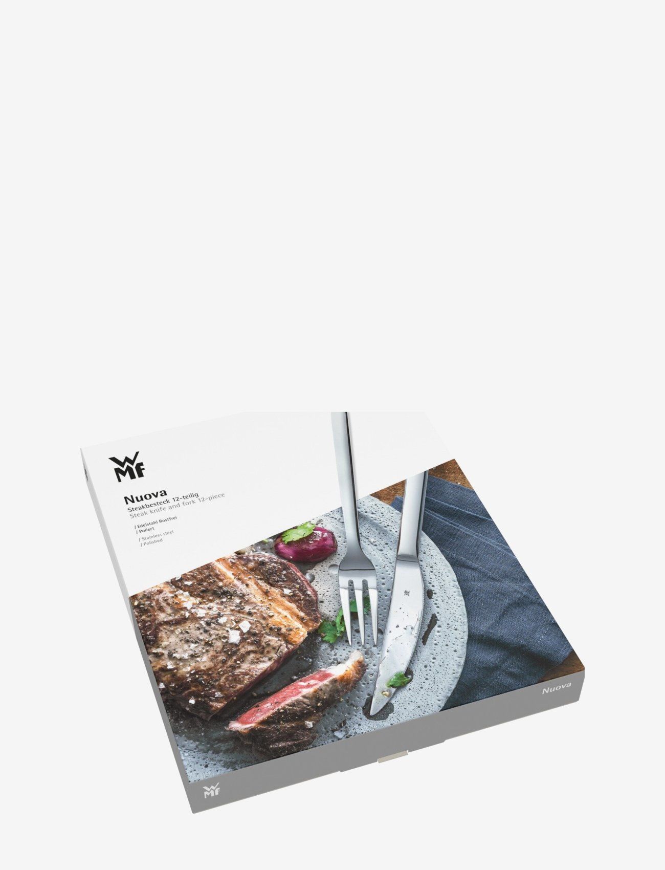 WMF - Nuova Steak/pizza bestik 12 stk sæt - grillbestik - cromargan - 1