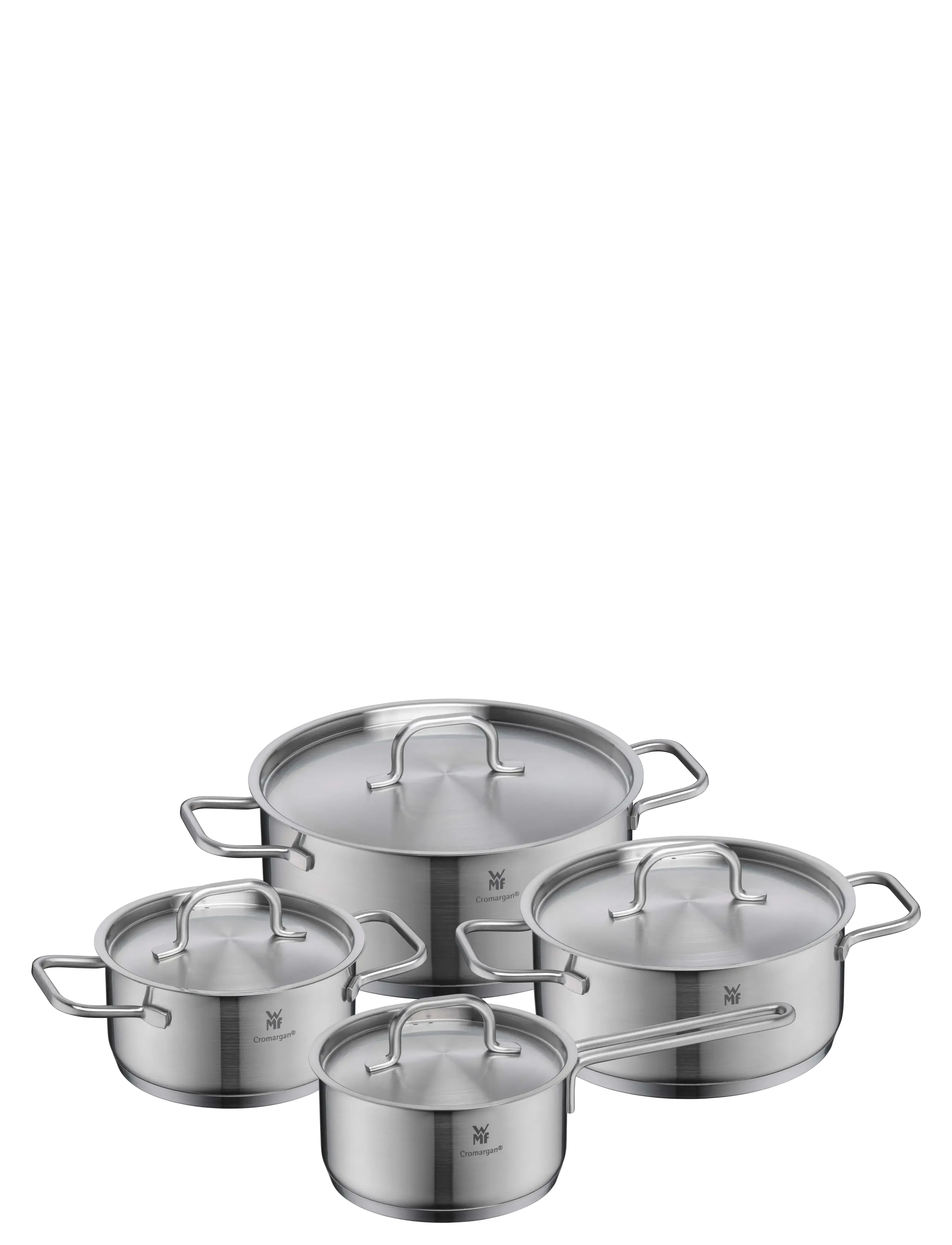 WMF Inspirational Plus 4 Pcs Set Incl. 4 Lids (Lc 16/20/24, Sp16) Silber - One Size - Unisex