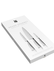 WMF - Grand Gourmet knife 3 pcs. set (chef/utility/vegetable) - knivsæt - cromargan - 6