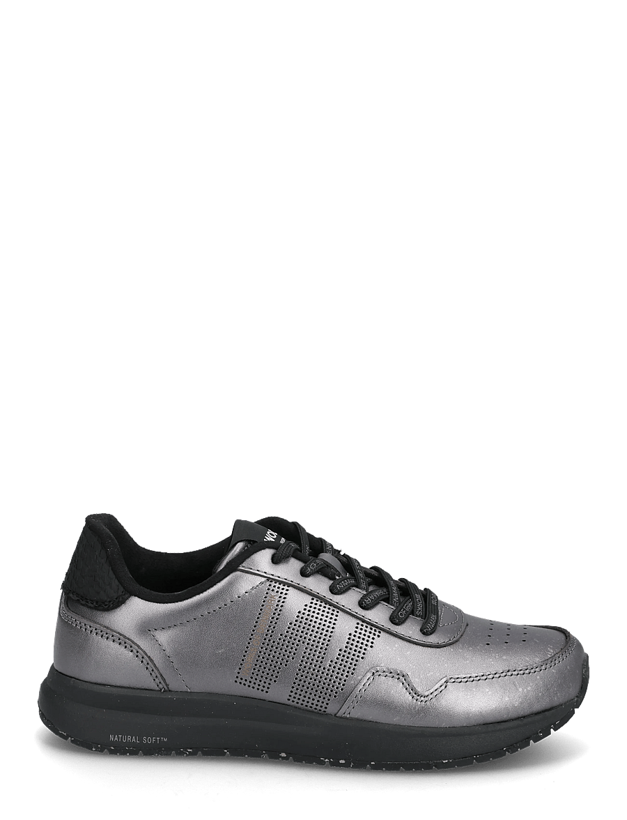 WODEN - JS_Nora Natural Soft Metallic - madala säärega tossud - gunmetal - 1