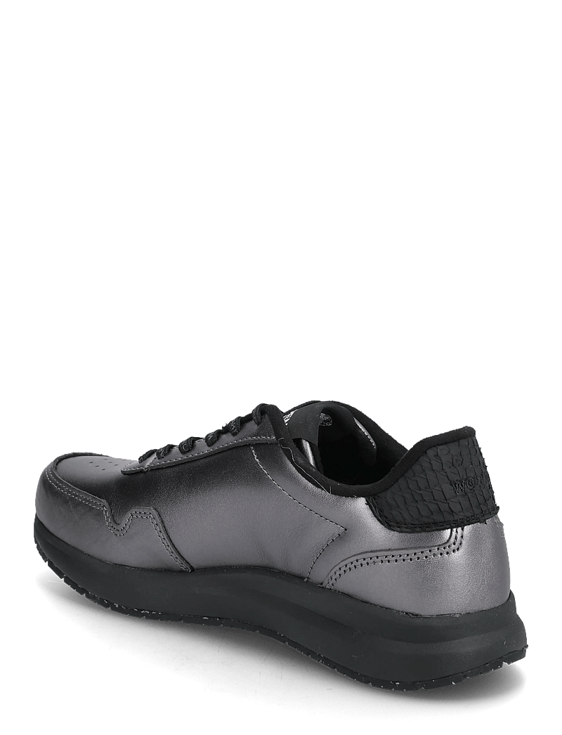 WODEN - JS_Nora Natural Soft Metallic - niedrige sneakers - gunmetal - 2