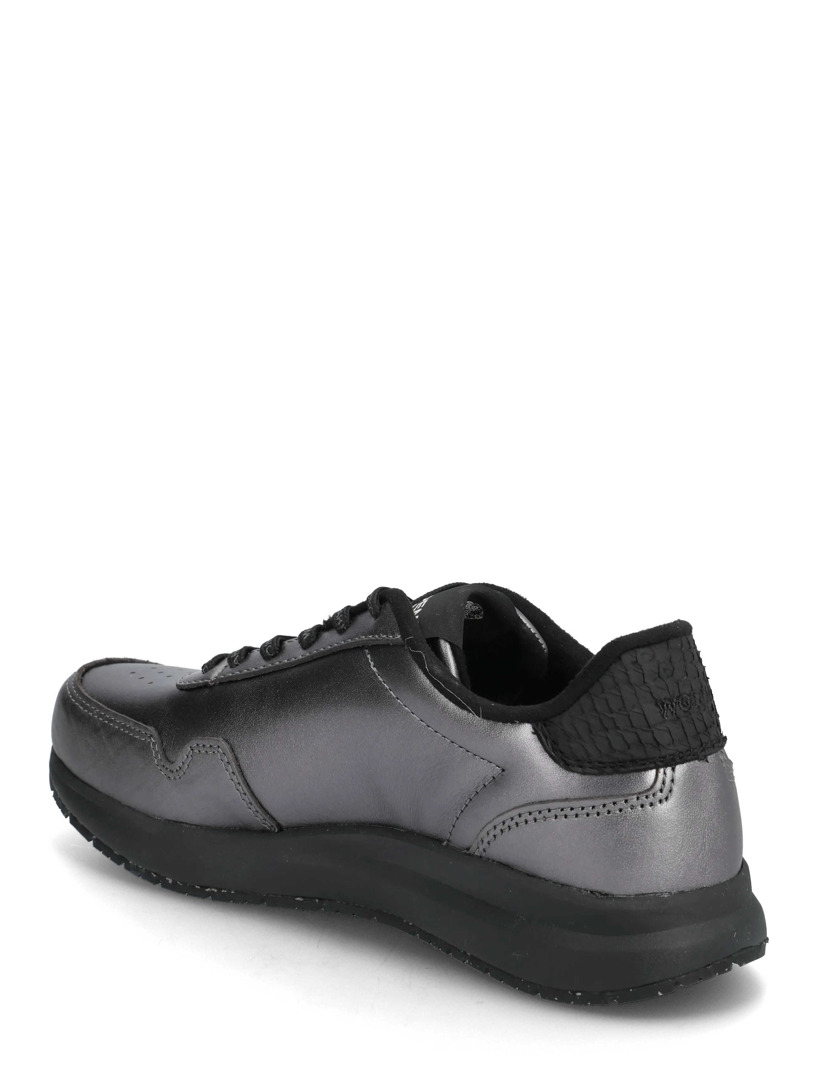 WODEN - JS_Nora Natural Soft Metallic - lágir strigaskór - gunmetal - 2