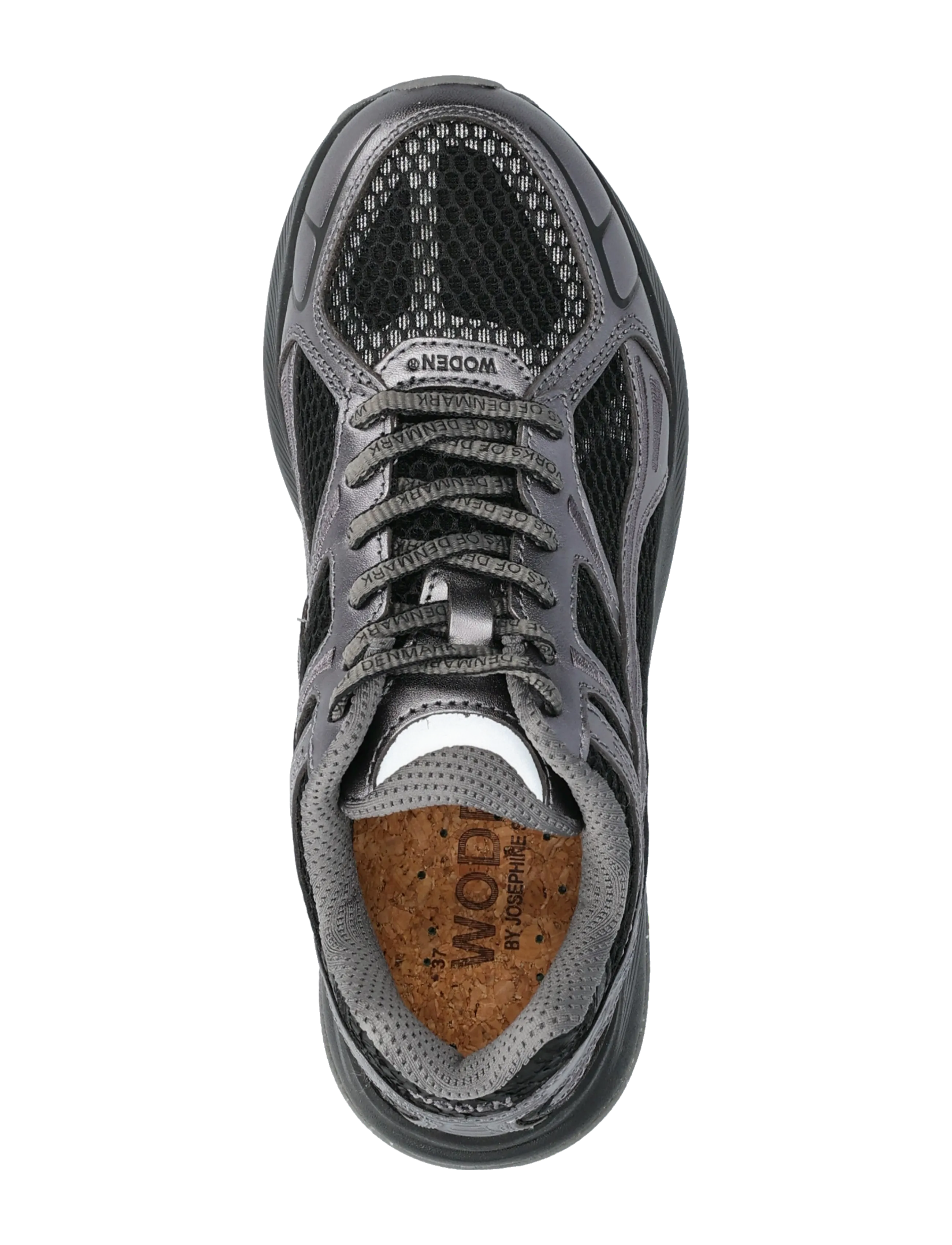 WODEN - JS_Freja Runner - low top sneakers - gunmetal/black - 4