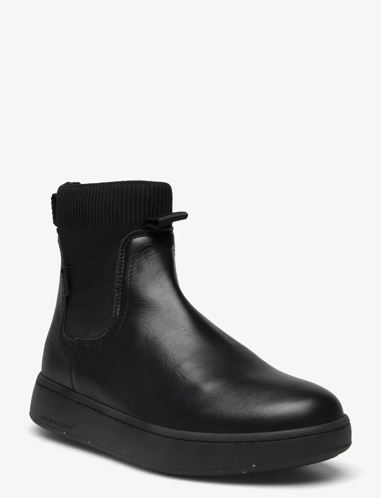WODEN - Taylor Leather - flat ankle boots - 020 black - 0