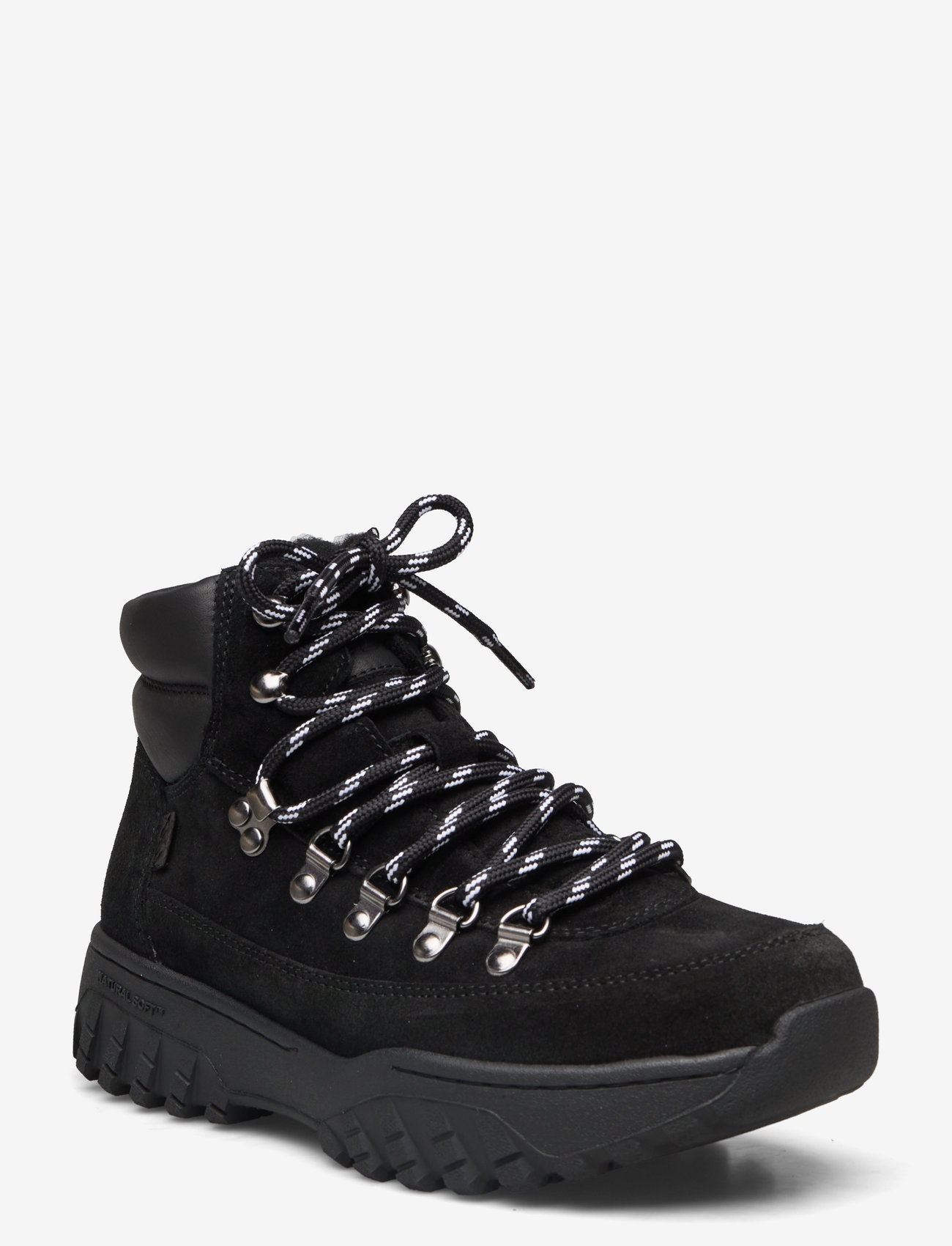 WODEN - Iris Track Suede - laced boots - black - 0