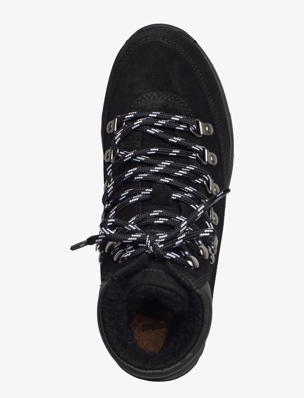 WODEN - Iris Track Suede - snørestøvler - black - 3