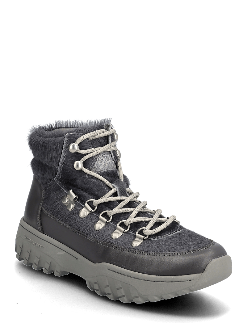 WODEN - Iris Track LH - flache stiefeletten - dark grey/elephant - 0