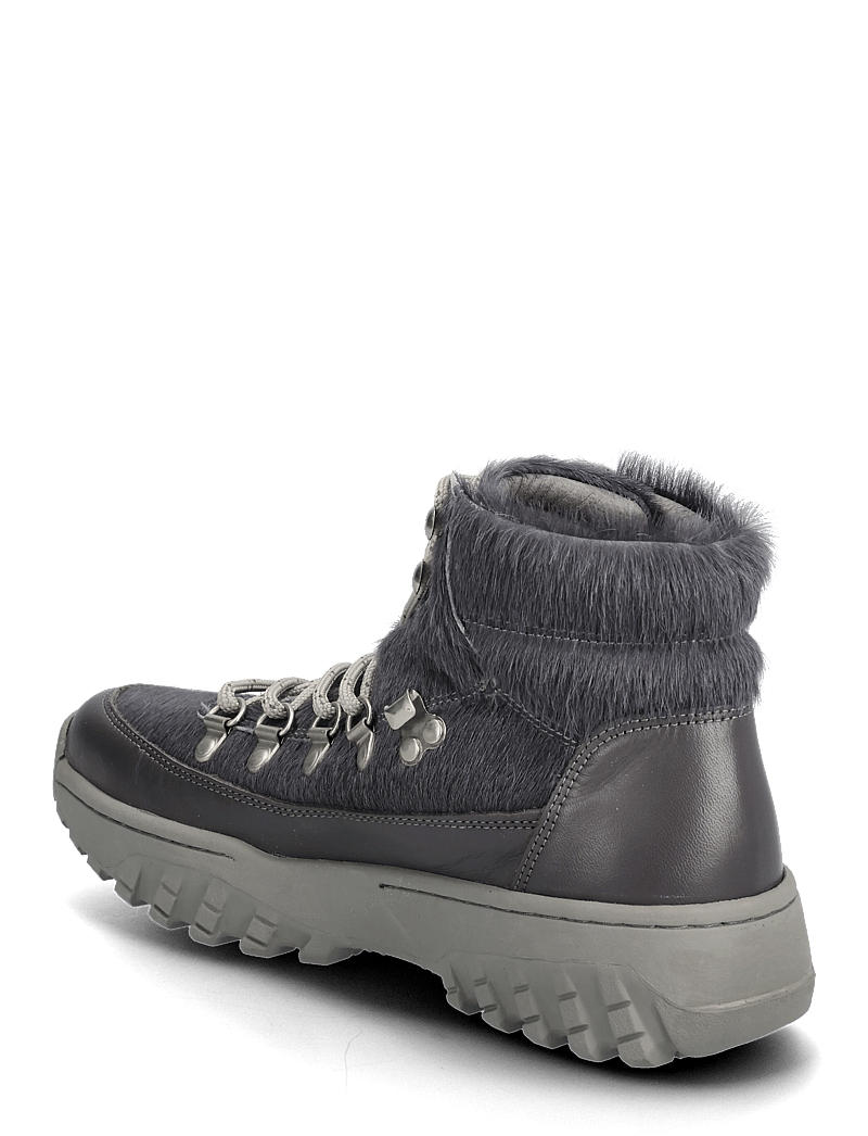 WODEN - Iris Track LH - flache stiefeletten - dark grey/elephant - 2